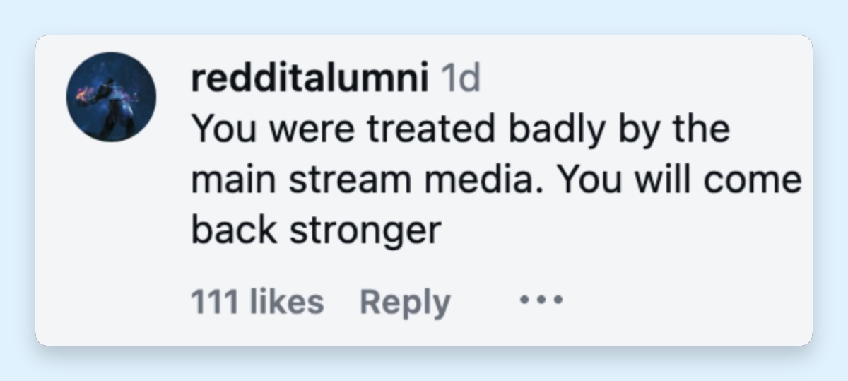 Some followers defended Zacharia after her sudden dismissal, criticizing the media's treatment of her and expressing hope for her future. | Source: Instagram @katiezacharia.