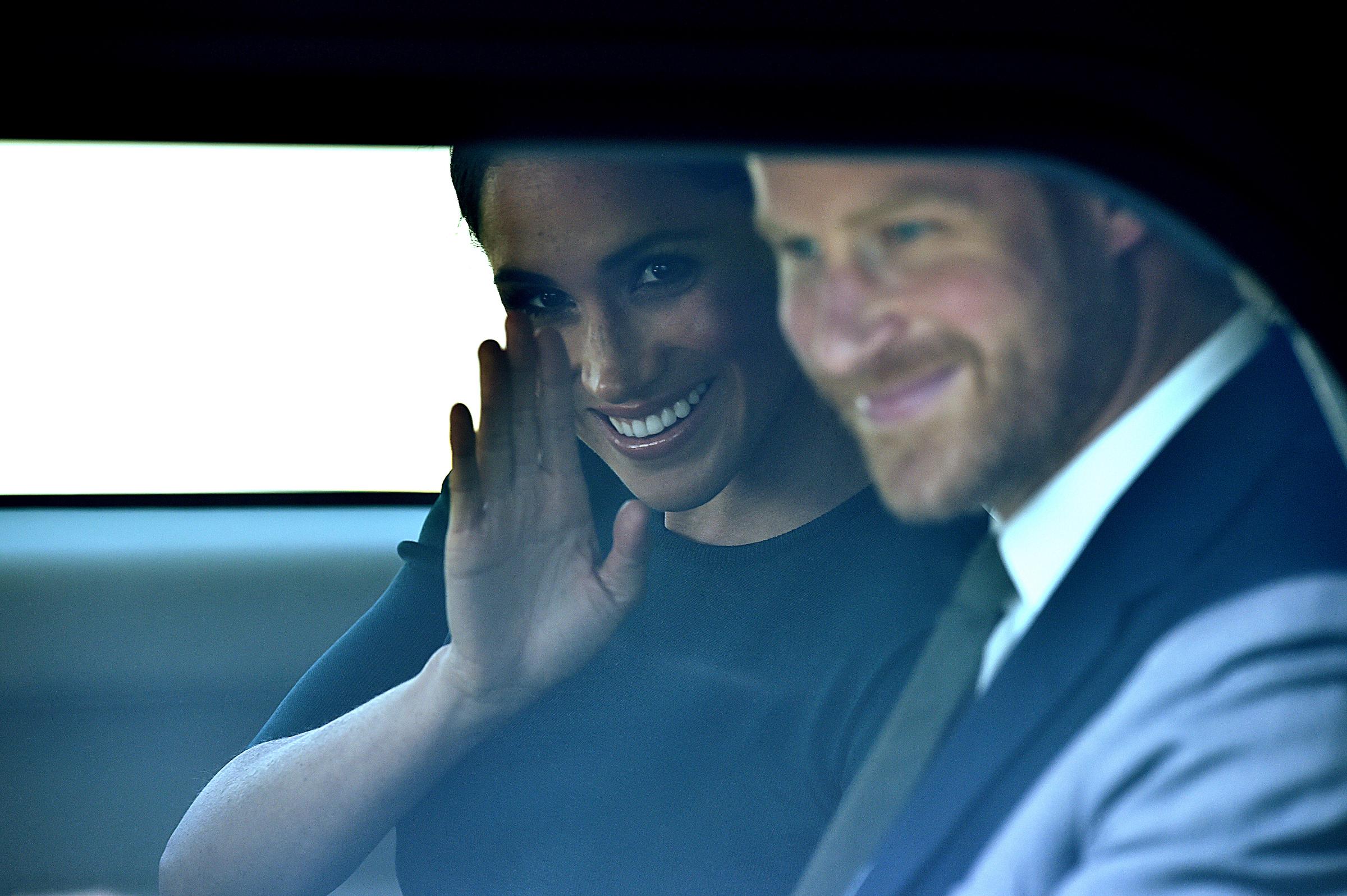 Prince Harry and Meghan Markle arrive at Dublin Airport on July 10, 2018, during their first official overseas visit as a married couple. Eight years later, their arrival in Britain marked a new phase, this time outside their former roles as working royals. | Source: Getty Images