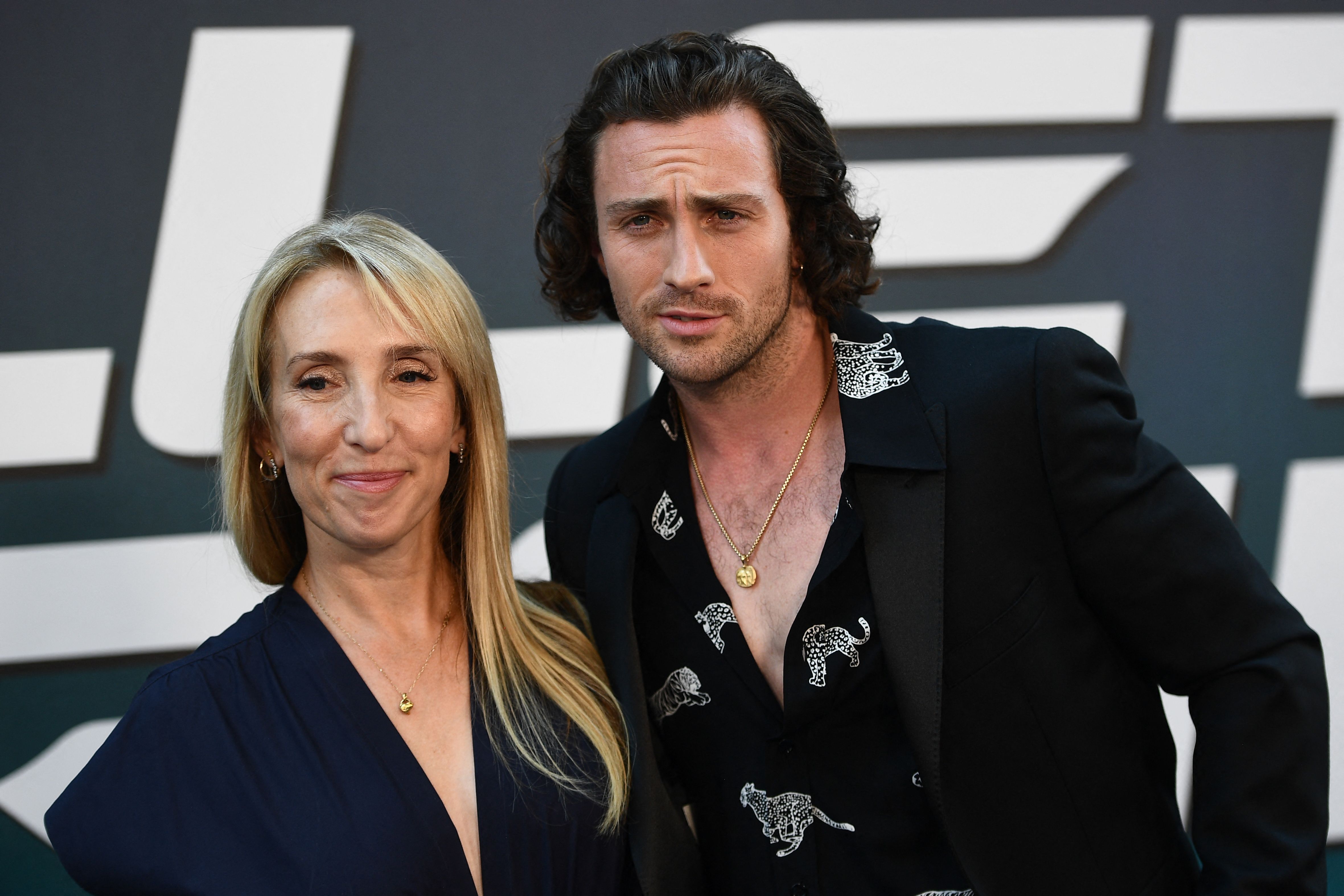Sam and Aaron Taylor-Johnson attend the "Bullet Train" preview on July 18, 2022 | Source: Getty Images