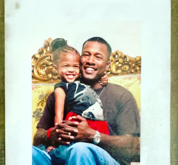 A throwback photo of Flex Alexander and his daughter smiling, posted on February 24, 2024. | Source: Instagram/flexaforeal