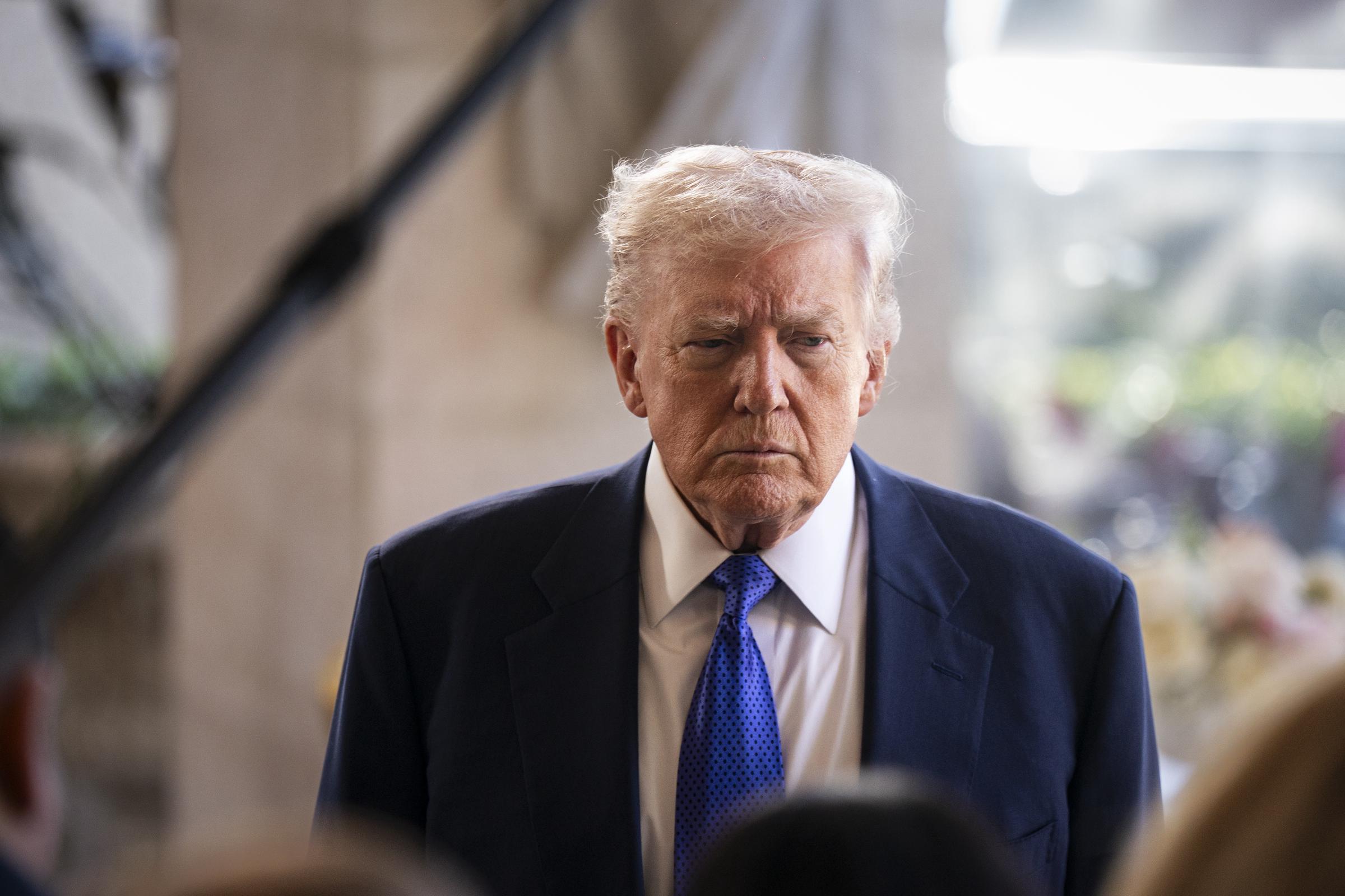 Donald Trump addressing reporters and members of the media at Mar-a-Lago in Palm Beach, Florida on February 1, 2026. | Source: Getty Images
