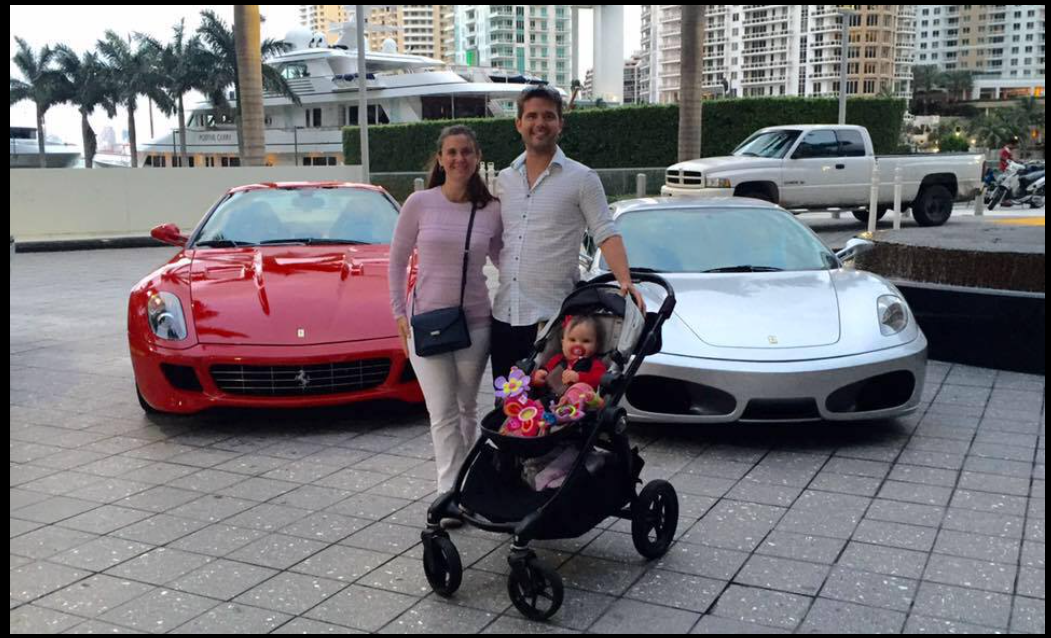 Melanie Hyer, Ryan Whiten, and one of their daughters are pictured together in an undated family photo. | Source: Facebook/Ryan Whiten