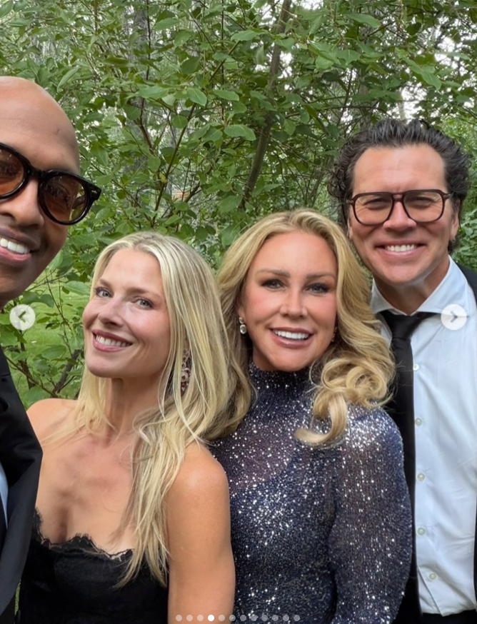 Heather shared another cheerful snapshot with fellow guests as the wedding celebration unfolded among the trees. The relaxed photo gives a sense of the festive mood surrounding Tallulah and Justin’s big day. | Source: Instagram/heather_parry