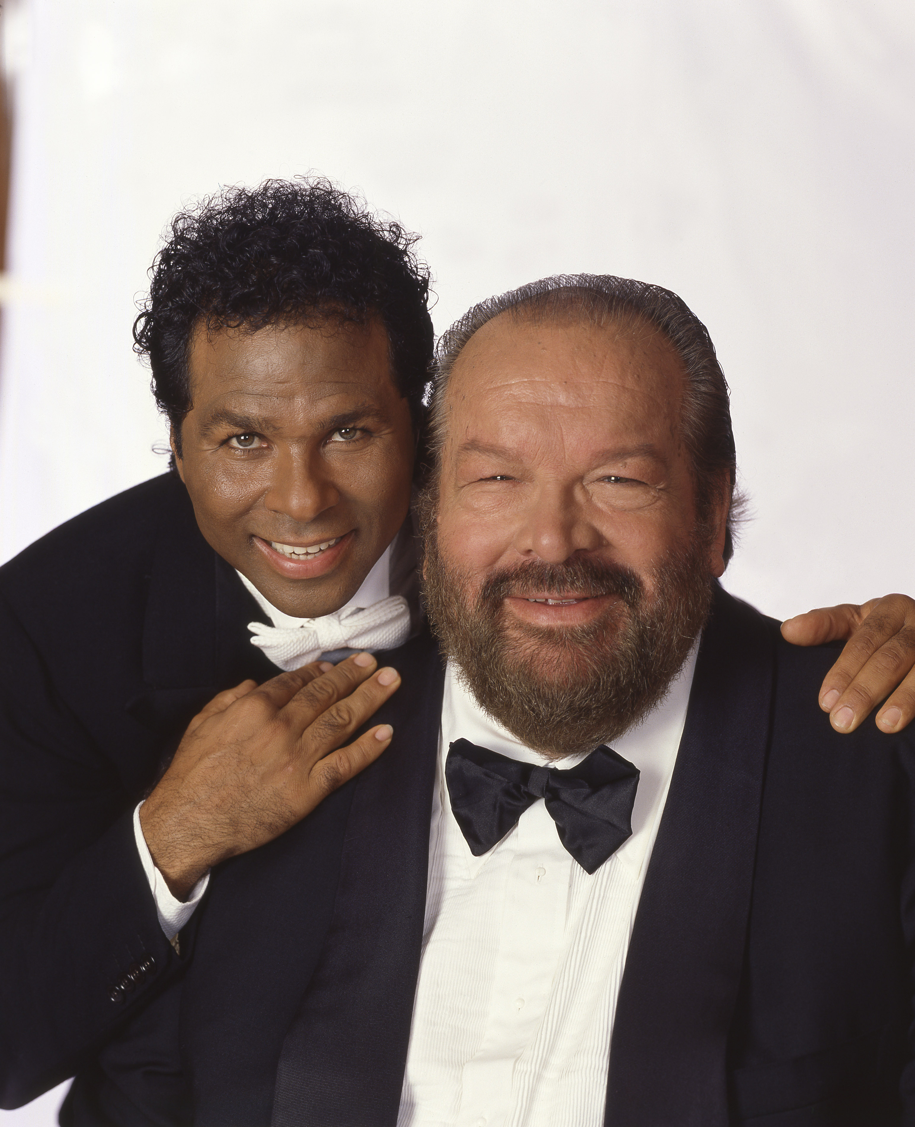 Philip Michael Thomas pictured with Bud Spencer in 1996 | Source: Getty Images