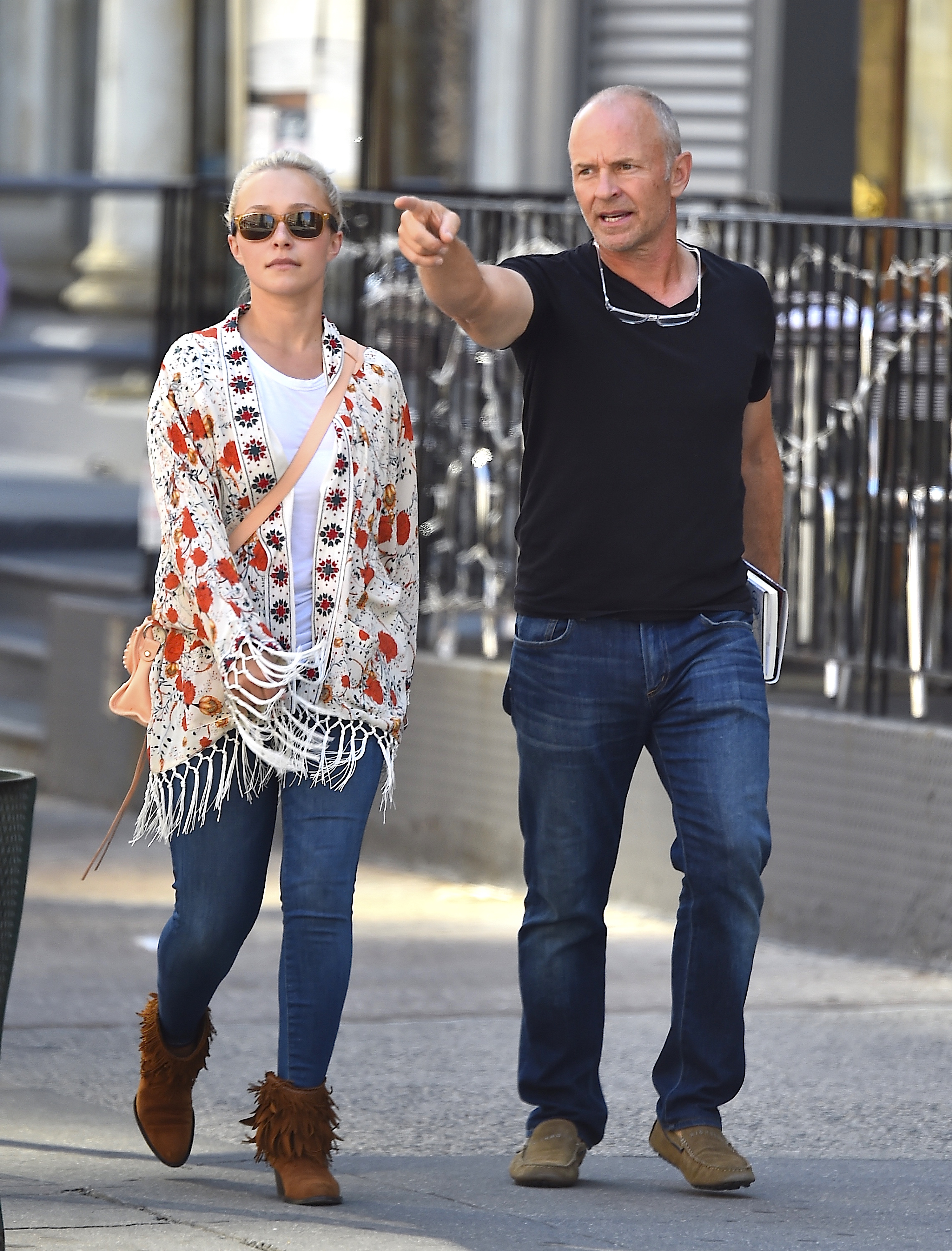 Hayden was photographed with her father in New York City in 2016. After her death in 2026, Skip asked for privacy as the family began processing the loss. | Source: Getty Images