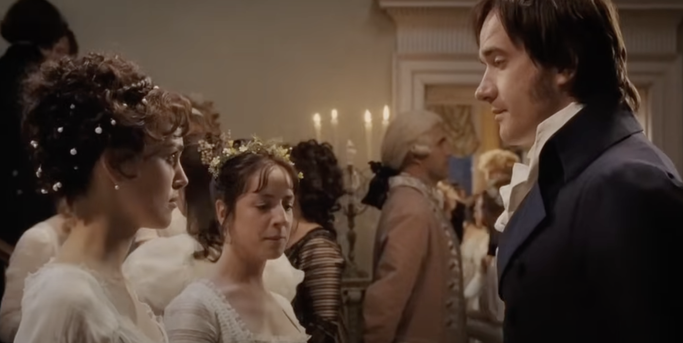 Keira Knightley and Matthew Macfadyen as their characters Elizabeth and Mr. Darcy  from "Pride and Prejudice" in 2005. | Source: IMDb