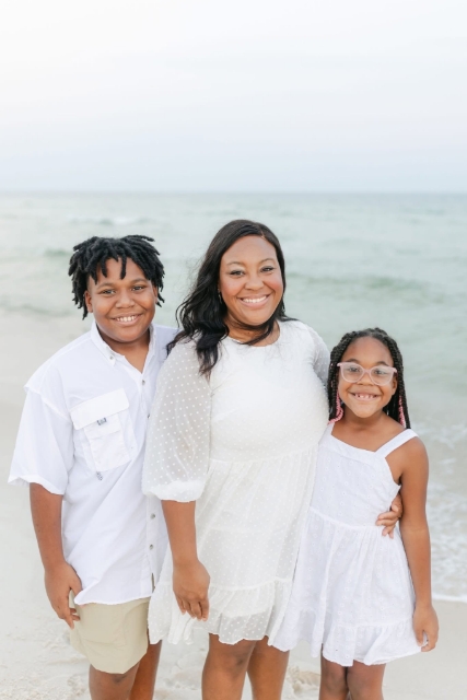 Khristian, Larrica, and Kinsley Smith from a post dated August 15, 2025. | Source: Facebook/Riveting RealLife