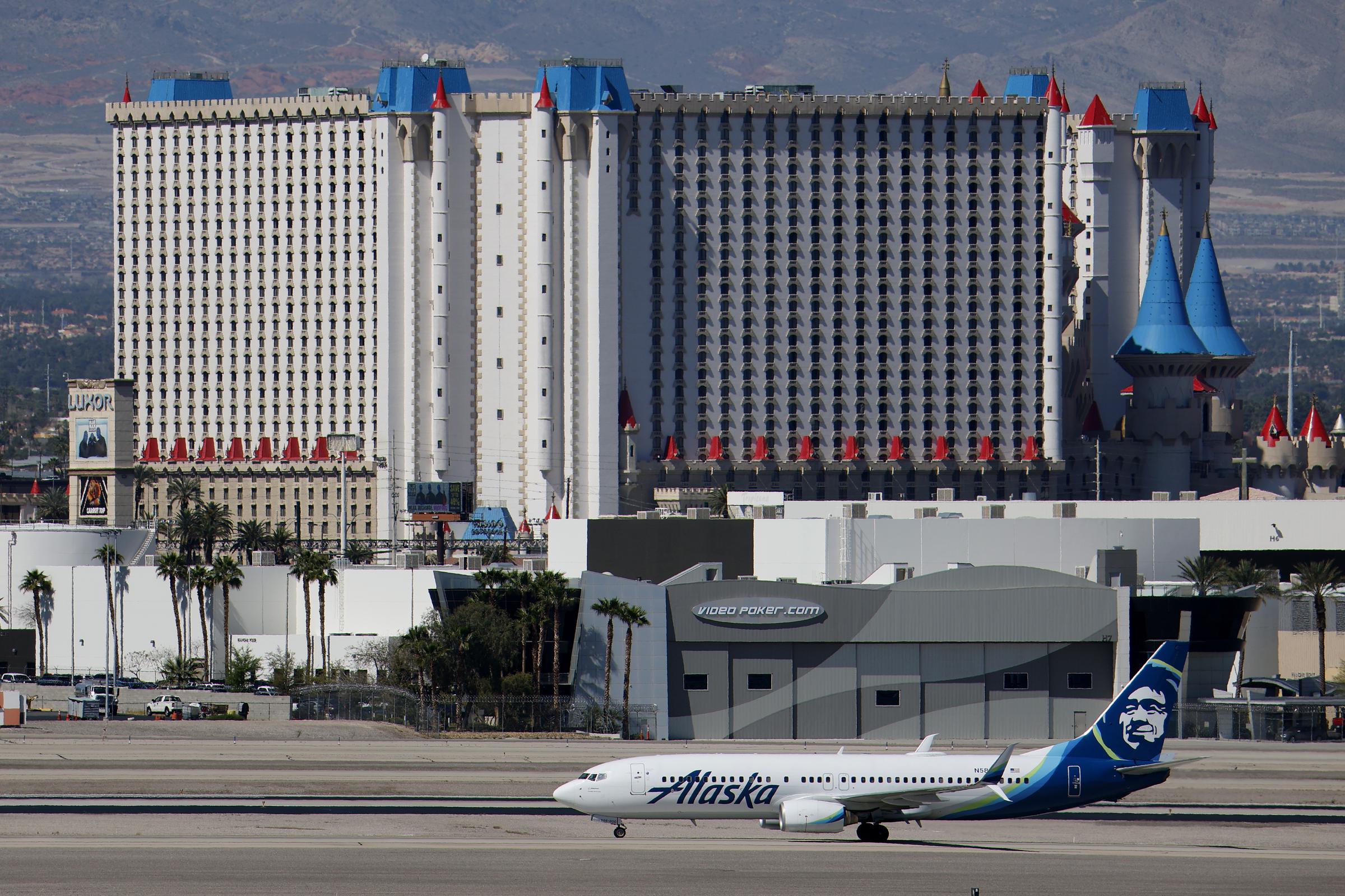 Harry Reid International Airport in Las Vegas was the site of Donnie Wahlberg's aborted takeoff on October 18, 2026. The private jet carrying eight people ran off the runway and struck a fence. | Source: Getty Images