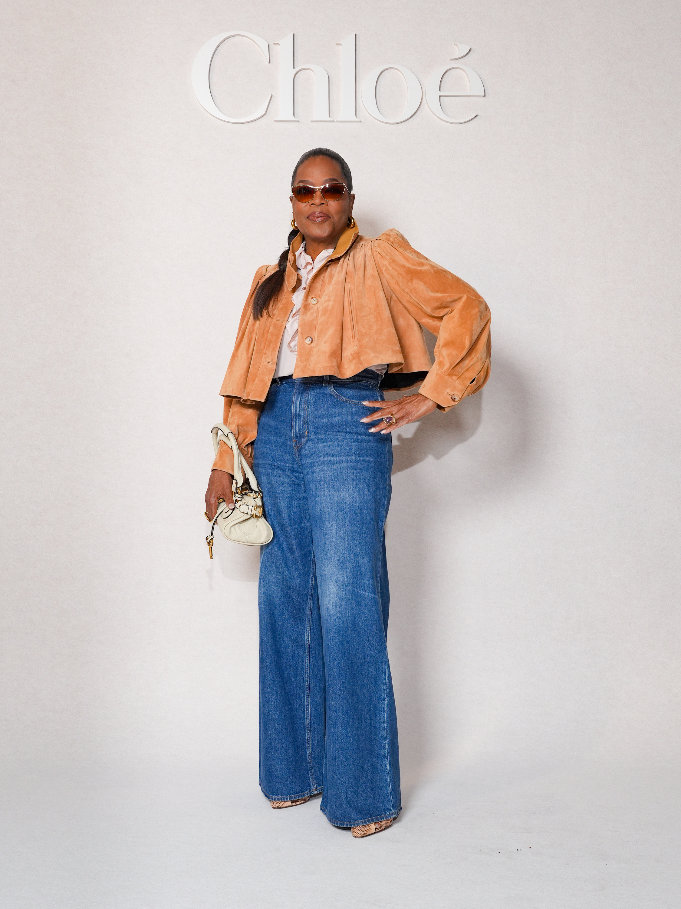 Oprah Winfrey attends the Chloé Womenswear Fall/Winter 2026-2027 show as part of Paris Fashion Week on March 5, 2026, in Paris, France | Source: Getty Images