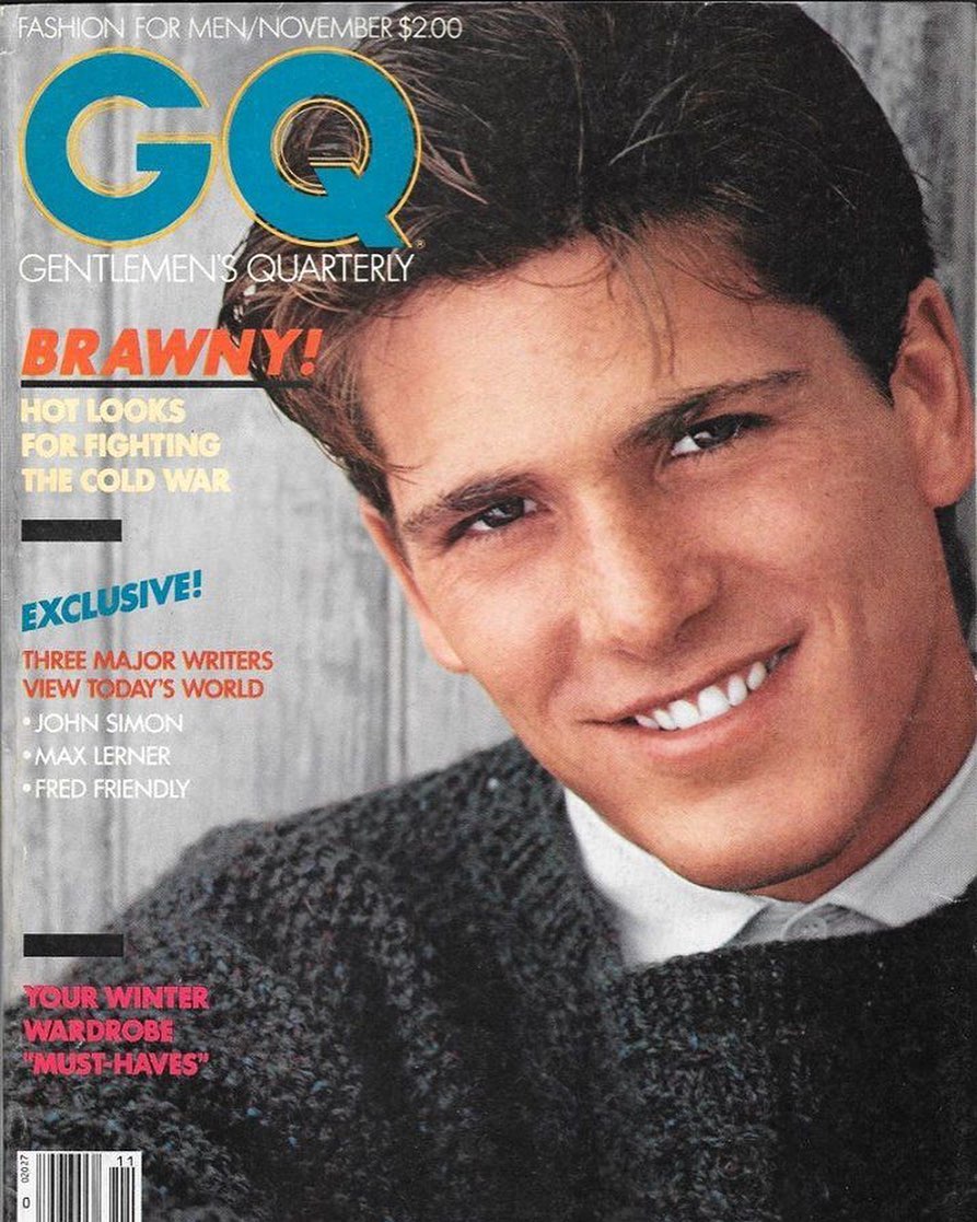 Aside from making hearts swoon as an '80s actor in Hollywood, Michael Schoeffling modeled for GQ, the same outlet that went on to search for him in 2002 after he had retired. | Source: Instagram/scarloz