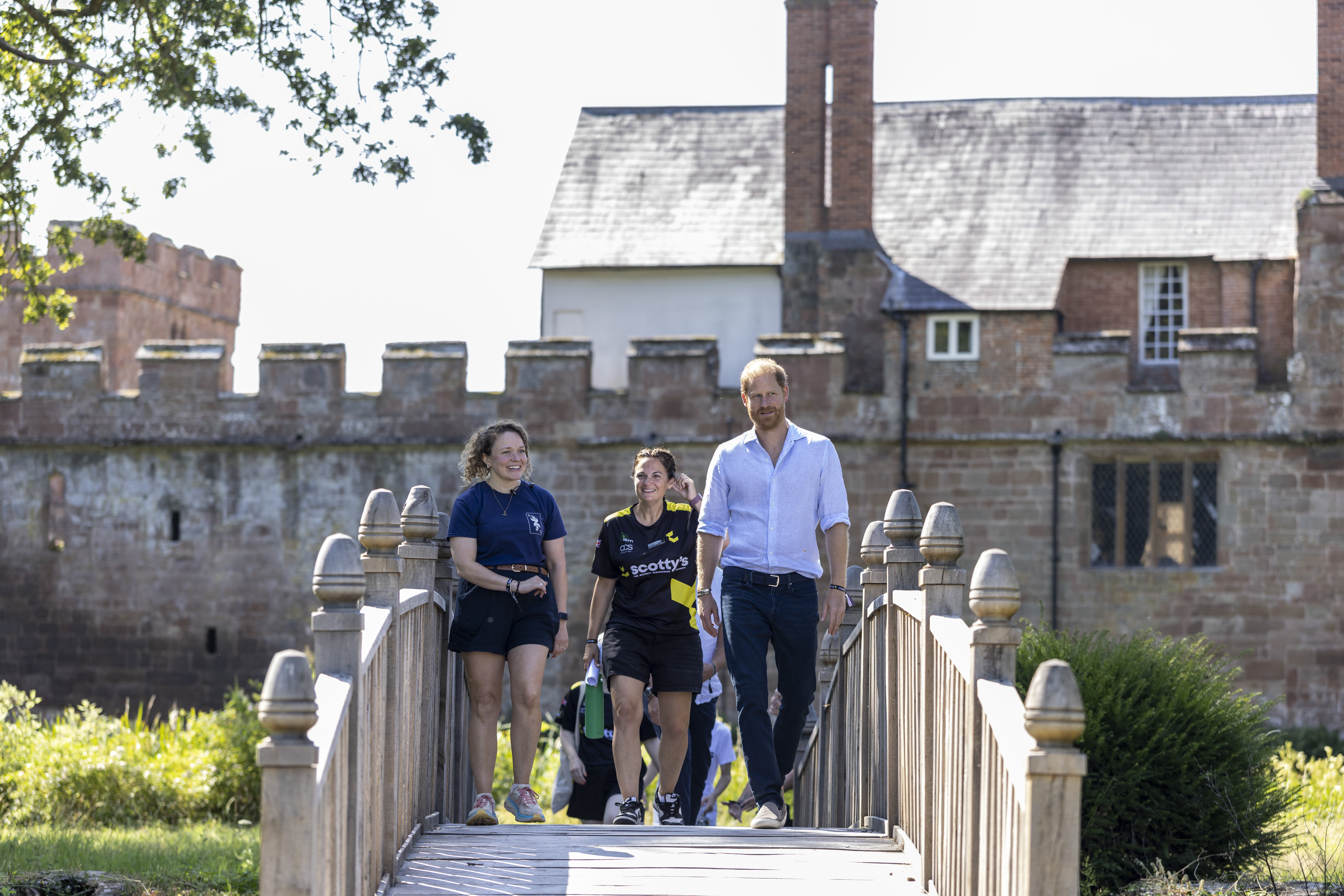 Prince Harry attends Scotty's Summer Festival at Maxstoke Castle in Birmingham on July 11, 2026. The appearance came as plans for his family's return were developing privately, with the children's future in Britain becoming an important part of the decision. | Source: Getty Images