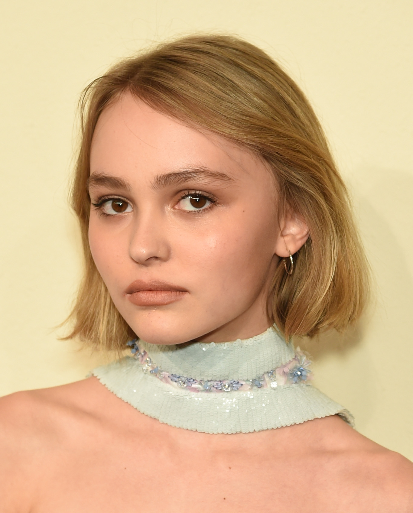 Lily-Rose Depp attends Chanel's Paris-Salzburg 2014/15 Métiers d'Art collection event in New York City on March 31, 2015. The appearance highlights her early presence in the fashion industry, years before her latest on-set look for "Playmates" drew attention online. | Source: Getty Images