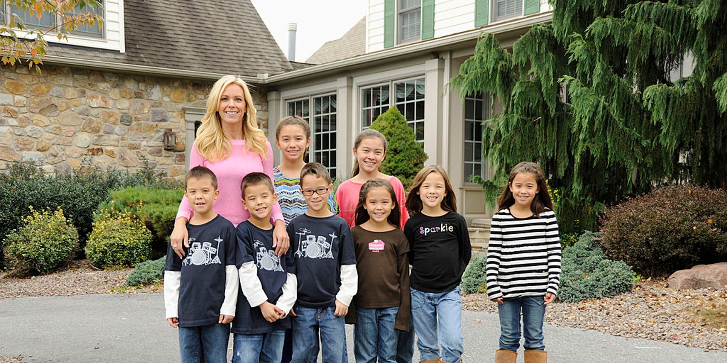 Kate Gosselin with kids | Source: Getty Images