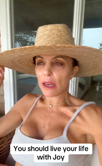 Bethenny Frankel clapping back at the remark Joy Behar made about her, posted on June 8, 2025. | Source: TikTok/@bethennyfrankel