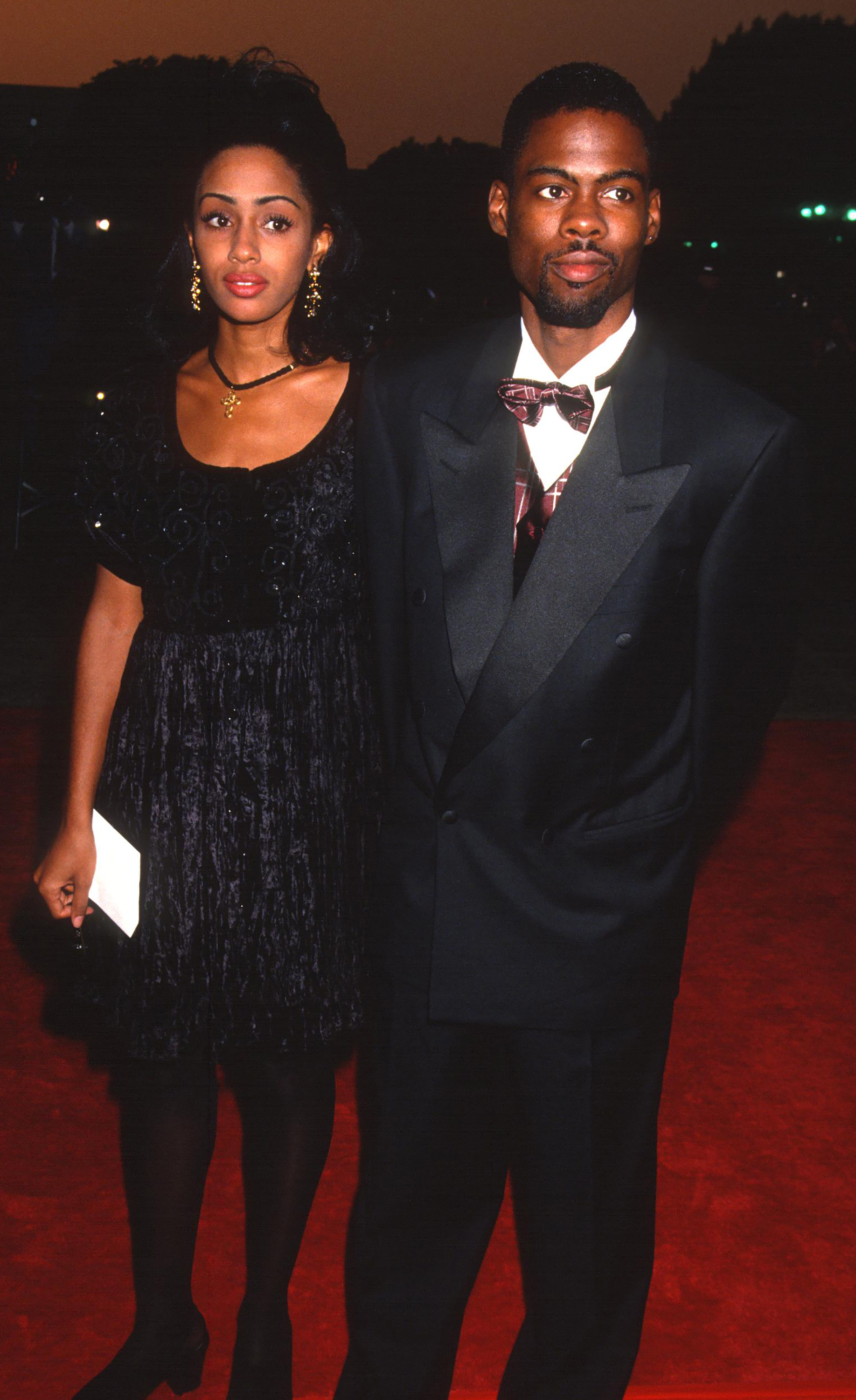 Malaak Compton-Rock and Chris Rock attend the 26th annual NAACP Image Awards on January 5, 1993 | Source: Getty Images