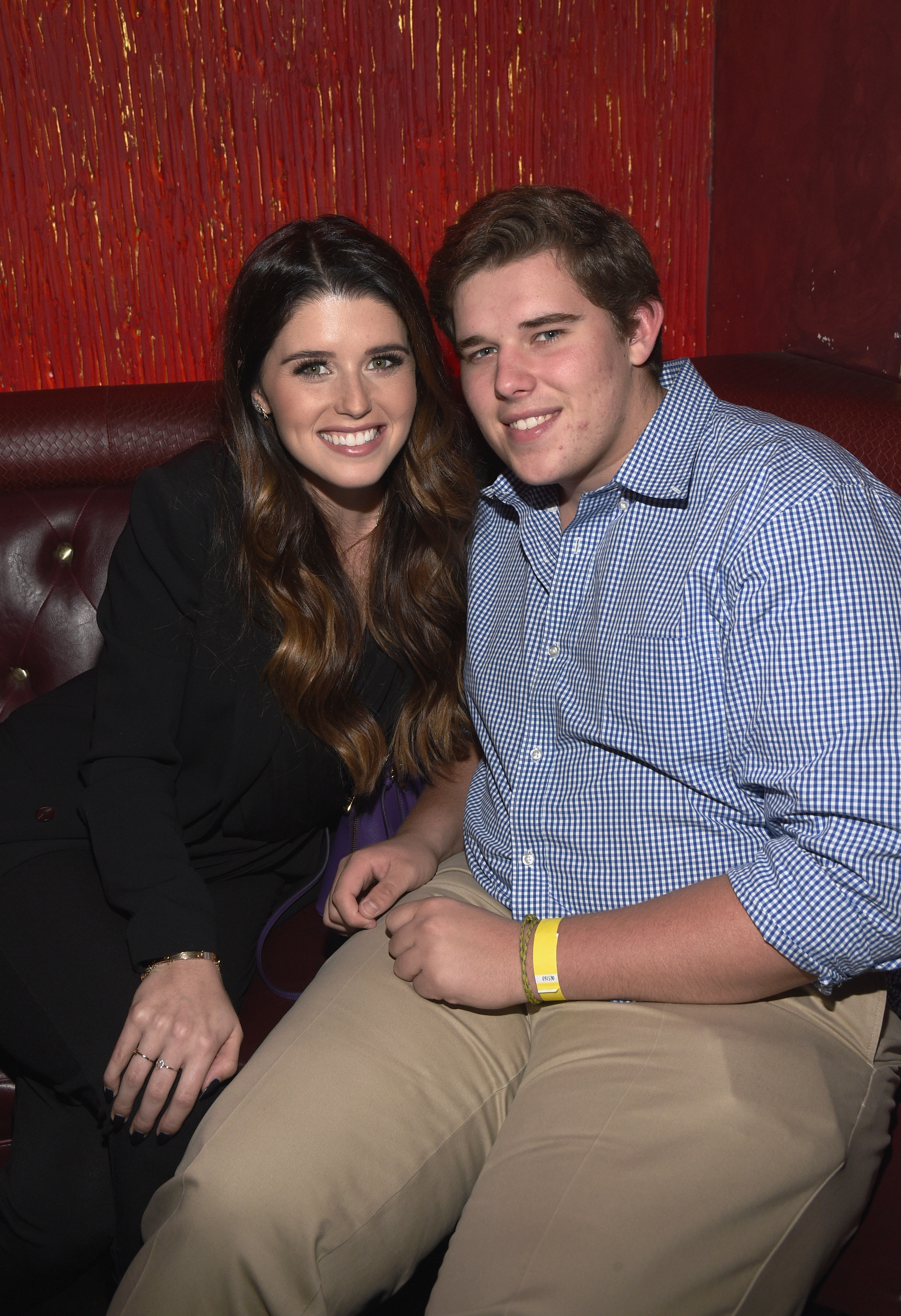 Katherine and Christopher Schwarzenegger at the pre-reception for Variety's 5th annual Power of Comedy on December 11, 2014, in Los Angeles, California | Source: Getty Images