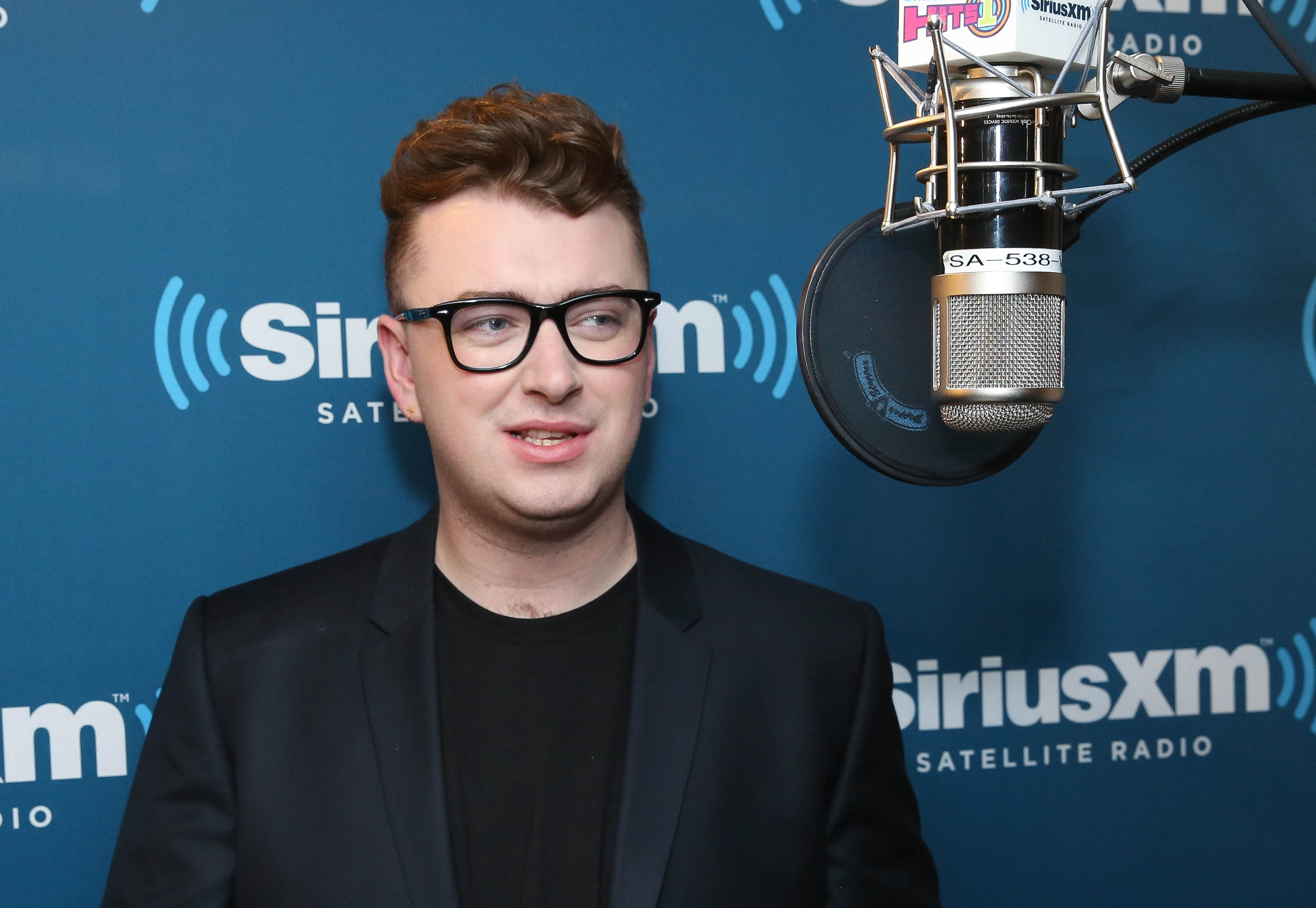 Sam Smith visits at SiriusXM Studios on June 12, 2014 | Source: Getty Images