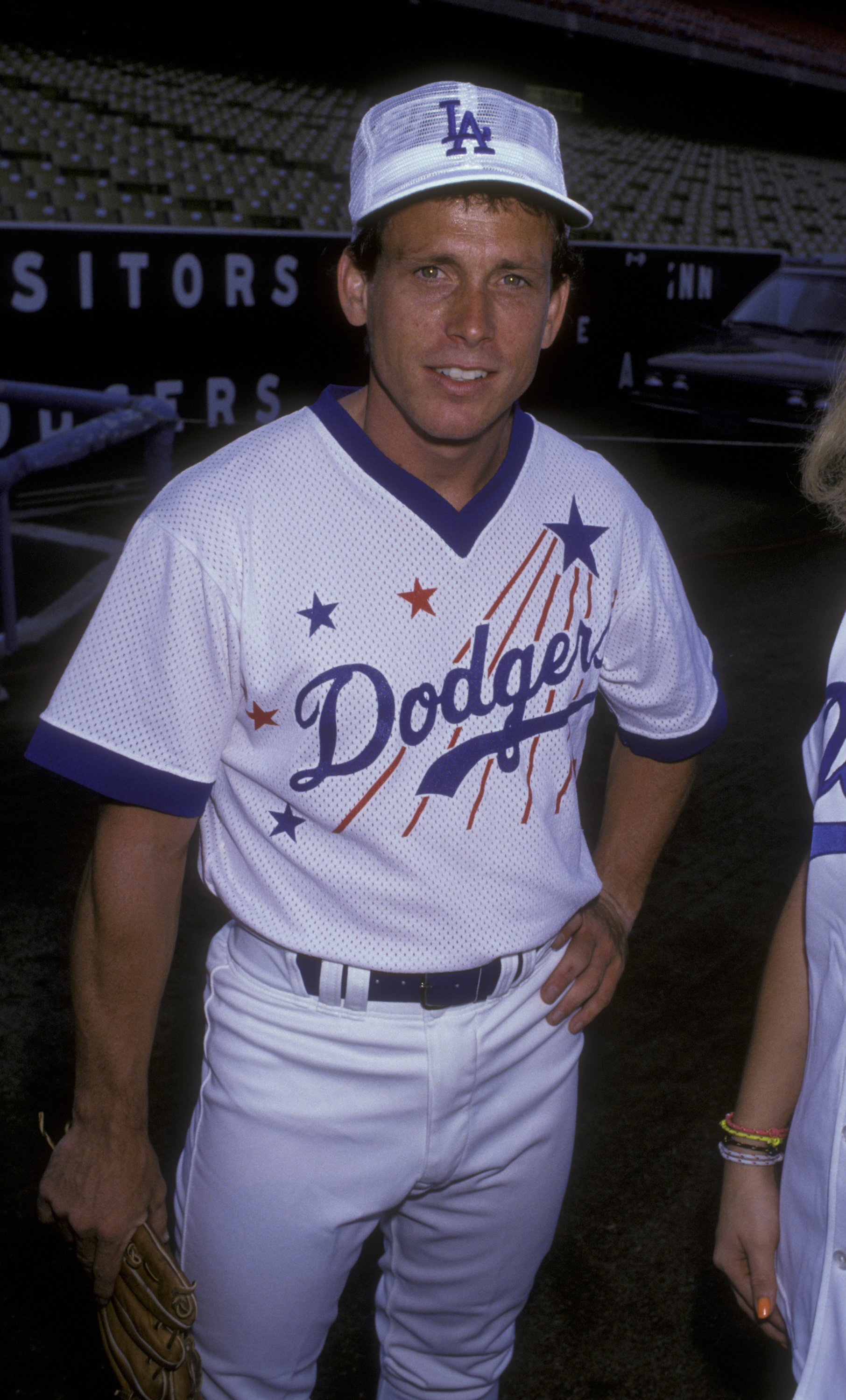 The actor at the Hollywood All-Star Game on August 26, 1989, in Hollywood, California.