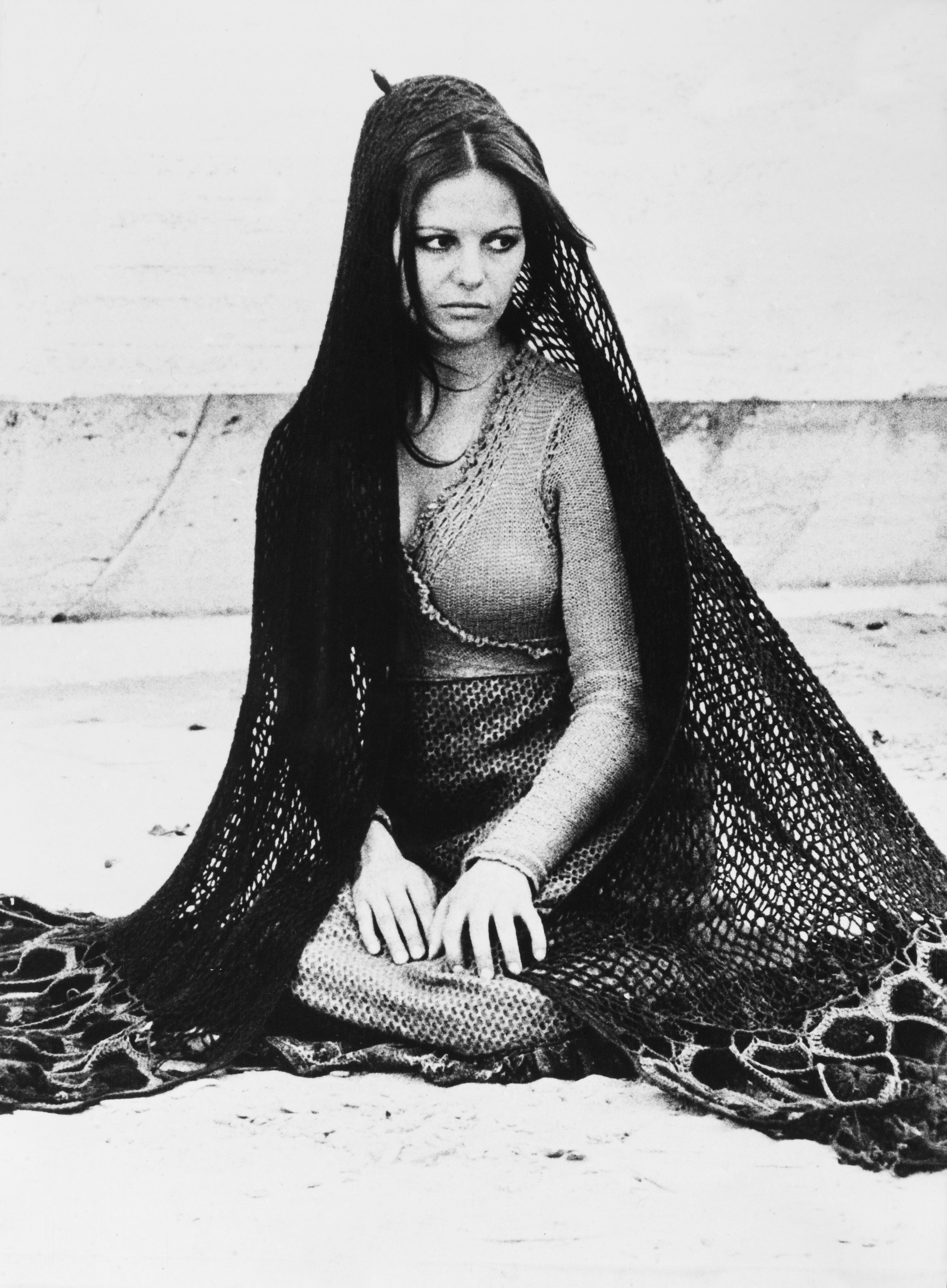 Claudia Cardinale on the set of "In the Year of God" in 1969. | Source: Getty Images