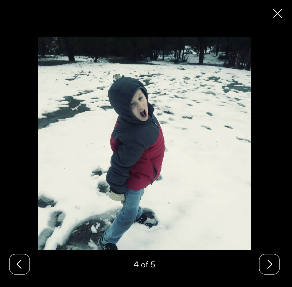 Andrew Roberts is seen having fun in the snow | Source: gofundme