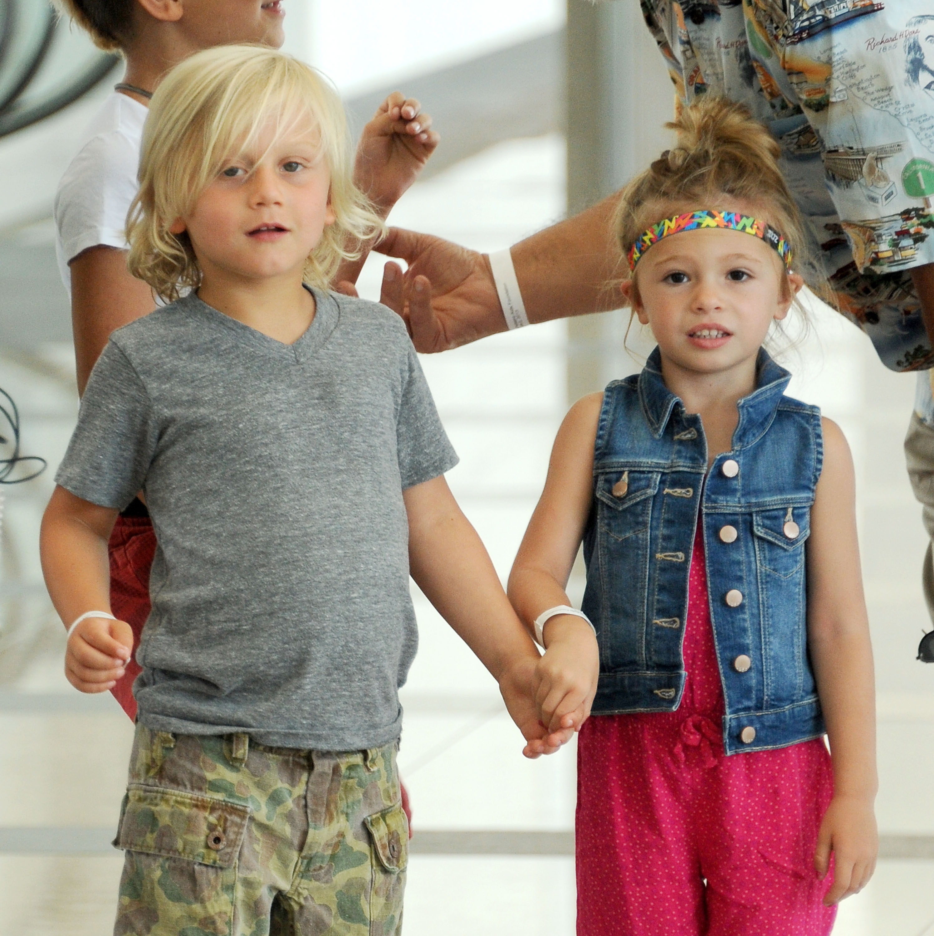 Zuma Rossdale attended the Elizabeth Glaser Pediatric AIDS Foundation's 24th Annual "A Time For Heroes" at Century Park on June 2, 2013, in Los Angeles, California, alongside Gwen Stefani's goddaughter, Stella Stefani. | Source: Getty Images