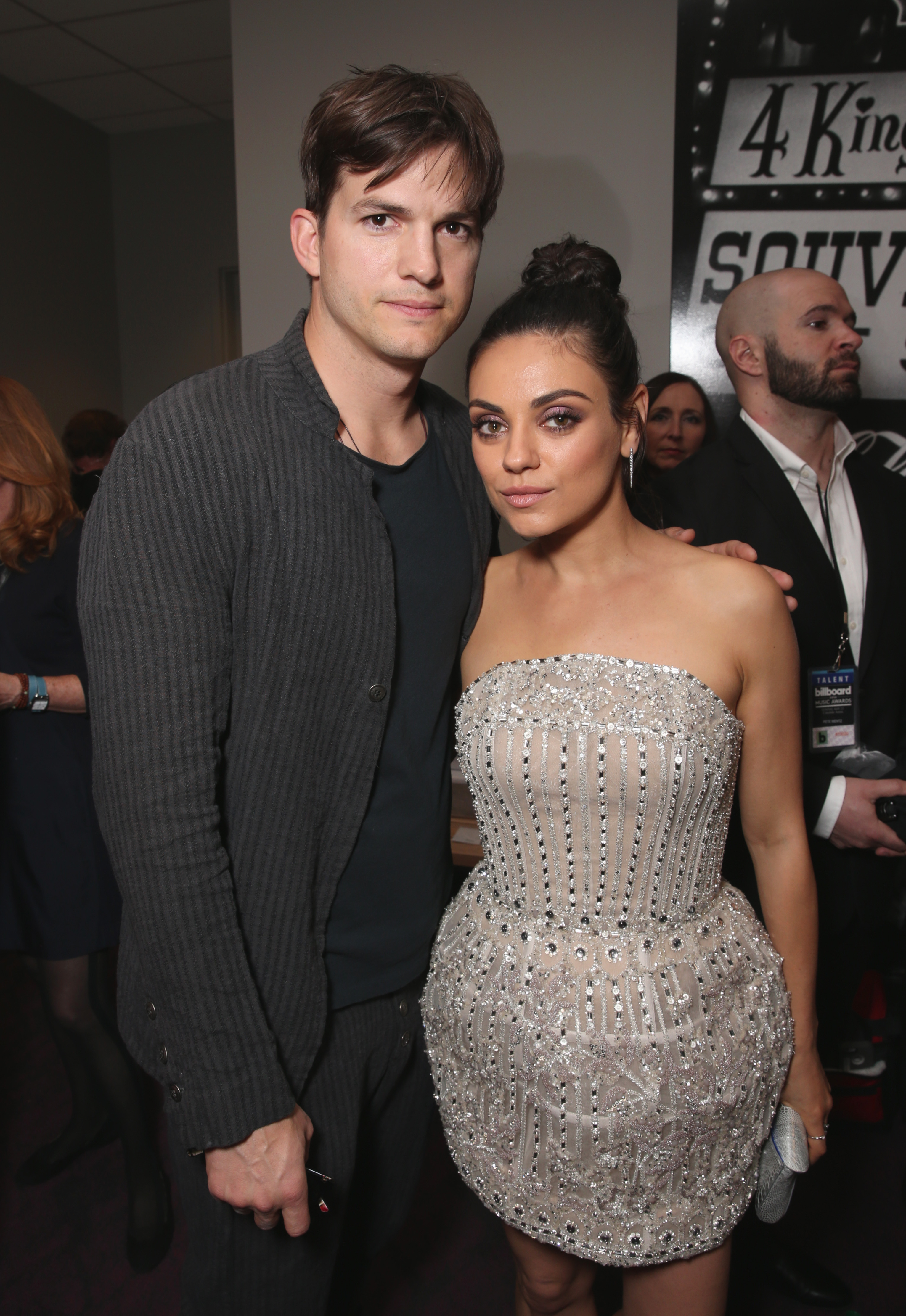 Ashton Kutcher and Mila Kunis at the 2016 Billboard Music Awards at T-Mobile Arena on May 22 in Las Vegas, Nevada. | Source: Getty Images