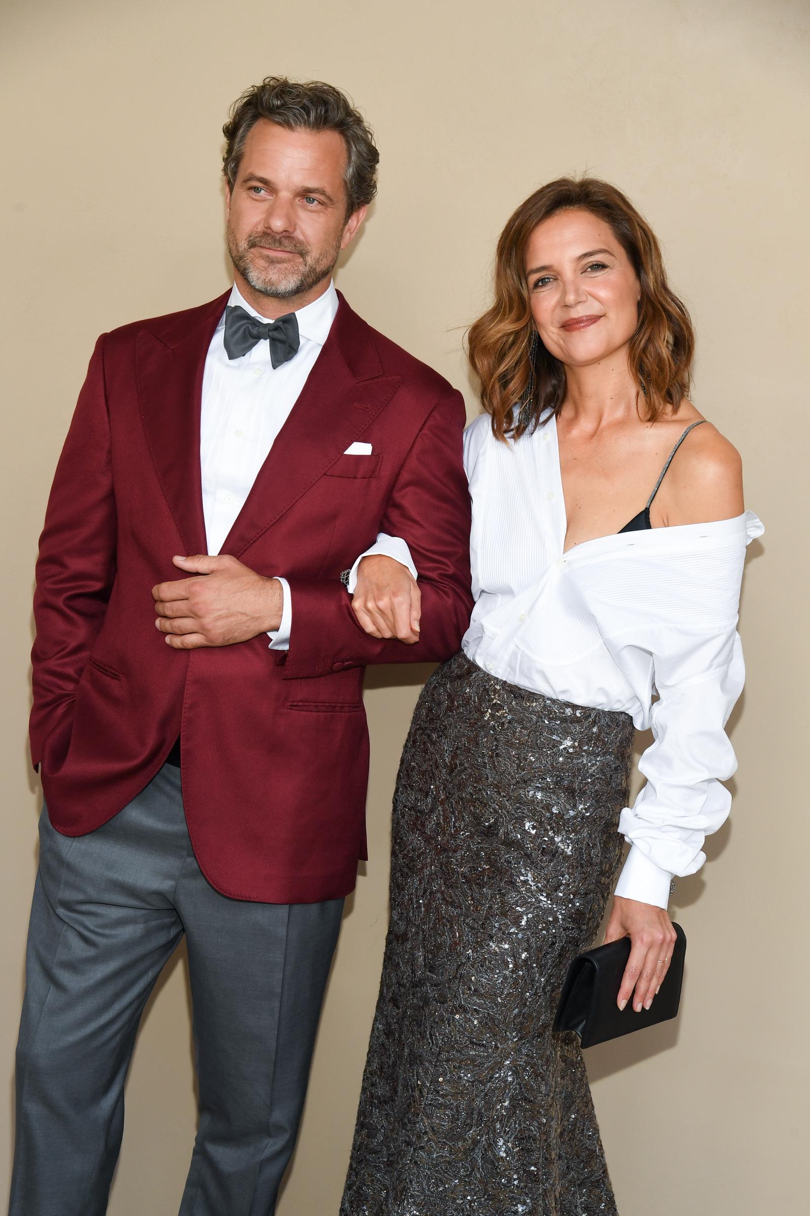 Katie Holmes pictured with former "Dawson's Creek" co-star | Source: Getty Images