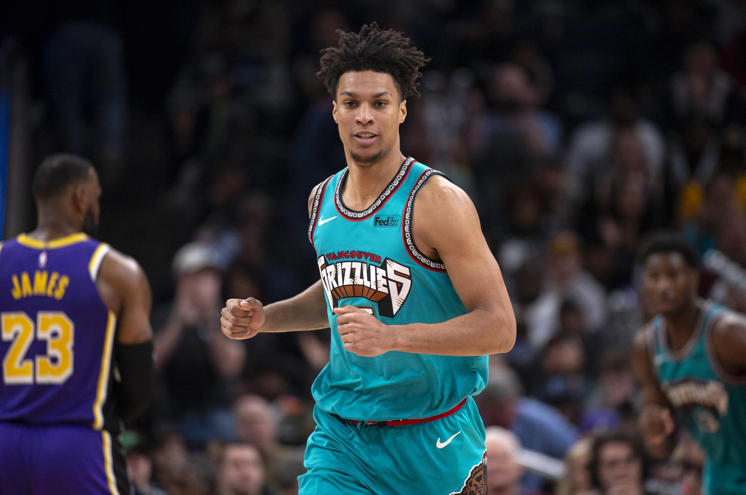 Brandon Clarke plays against the Los Angeles Lakers on November 23, 2019 | Source: Getty Images