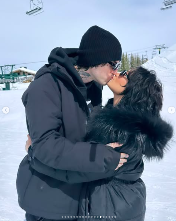 Jordan "Jutes" Lutes and Demi Lovato kissing, posted on March 28, 2025. | Source: Instagram/ddlovato