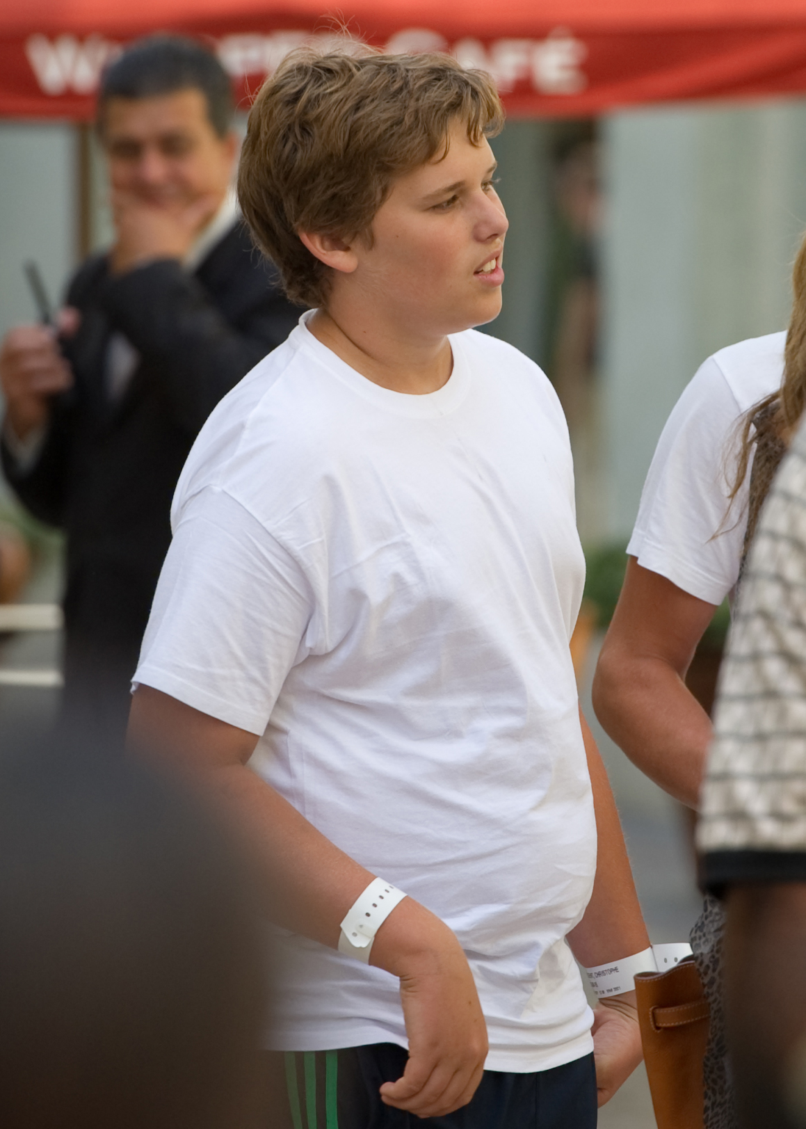 Christopher Schwarzenegger seen at The Grove on July 27, 2011, in Los Angeles, California | Source: Getty Images