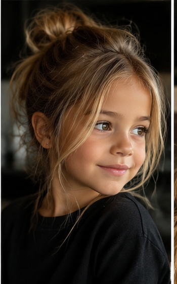 A beautiful daughter imagined by AI. | Source: ChatGPT