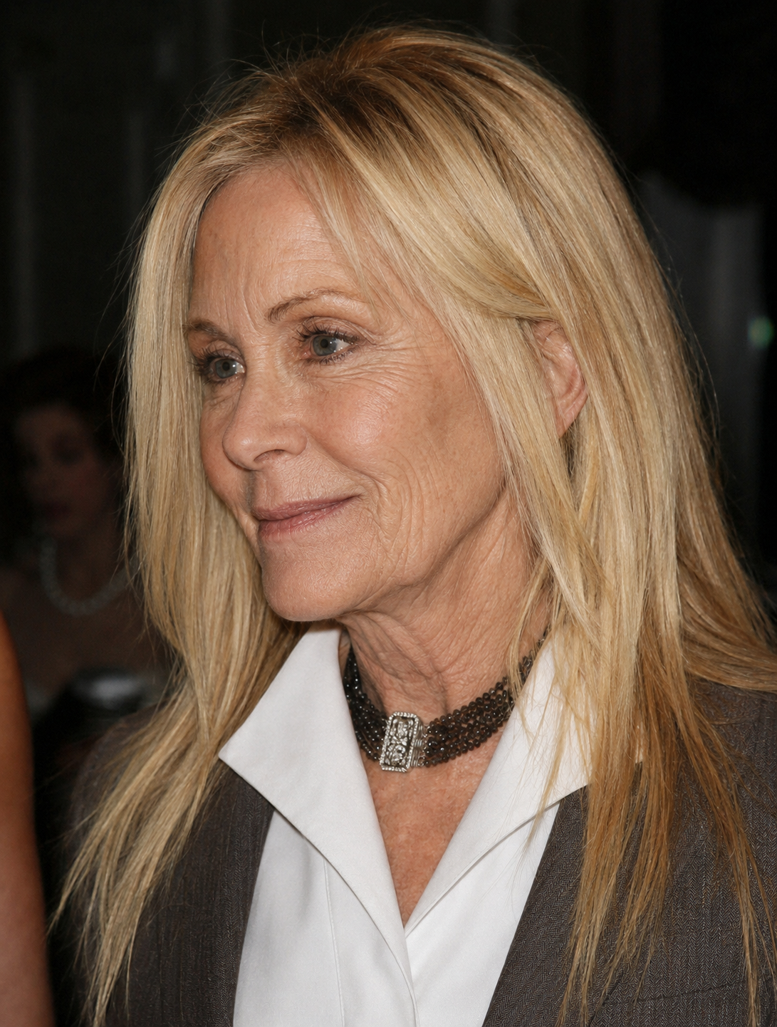 Viewed from a different angle, the AI shifts the focus from first impressions to finer details. This side profile imagines how Joan Van Ark's familiar features might have evolved naturally over time, offering another interpretation of the appearance that sparked years of public discussion. | Source: ChatGPT