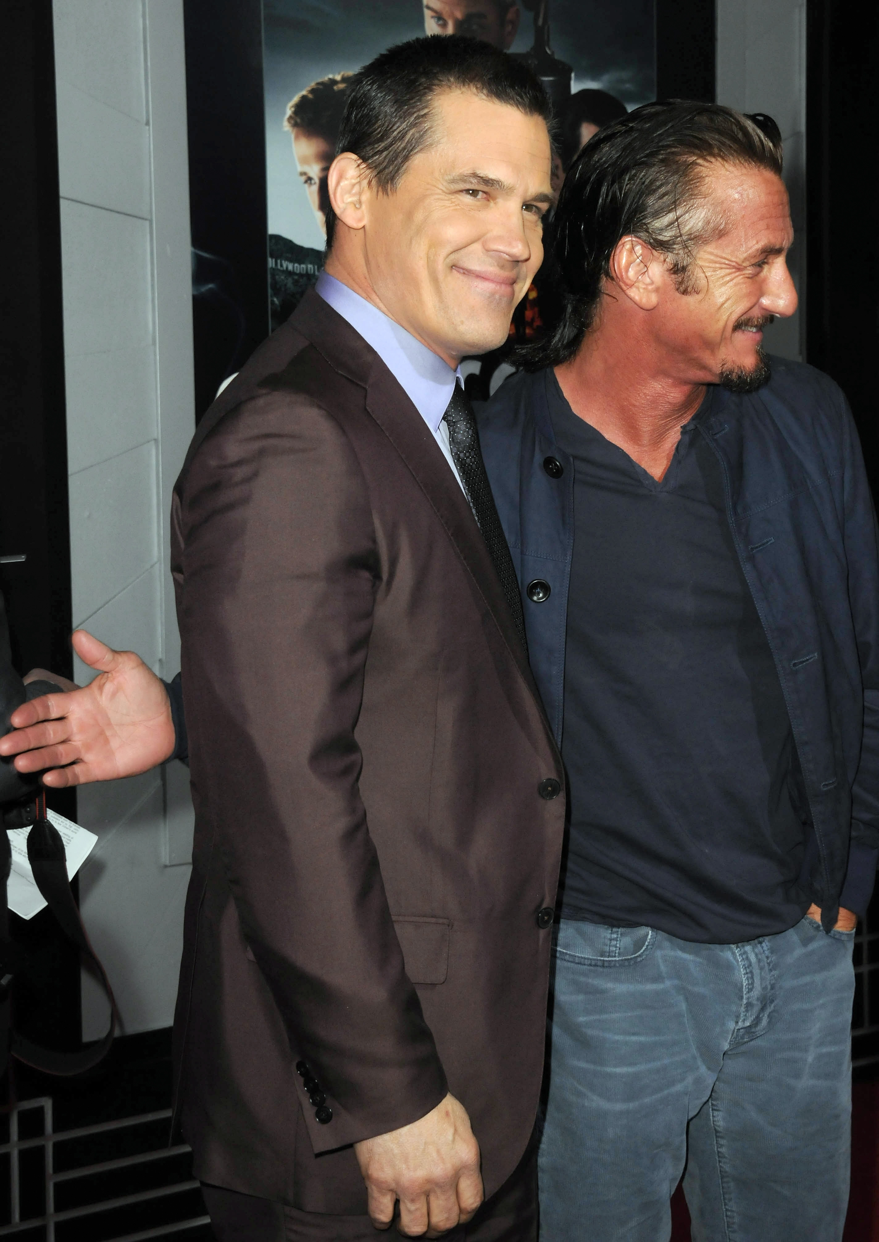 Josh Brolin and Sean Penn at Grauman's Chinese Theatre in Hollywood, California on January 7, 2025. | Source: Getty Images