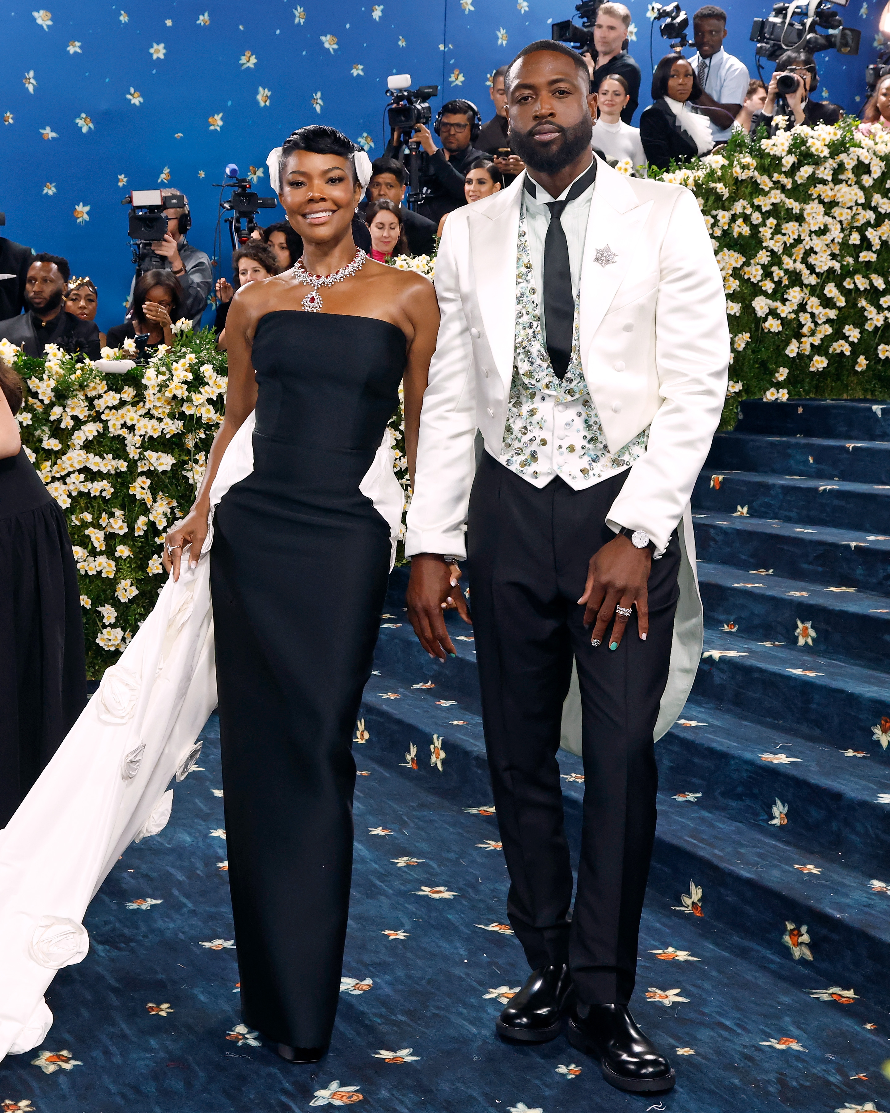 Dwyane Wade and Gabrielle Union at the 2025 Met Gala on May 5 in New York. | Source: Getty Images
