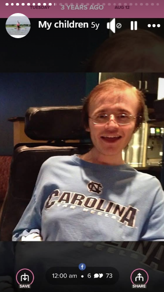 He was described as witty and charming. Here's another image of Colby Willetts from Tracey Willets' Facebook story highlights posted in 2021. | Source: Facebook/Tracey Parker Willetts