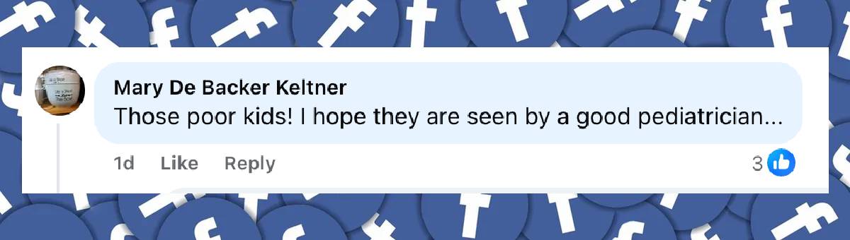 A netizen's comment on Robert F. Kennedy's grandkids, dated May 13, 2025 | Source: Facebook/WUSA9