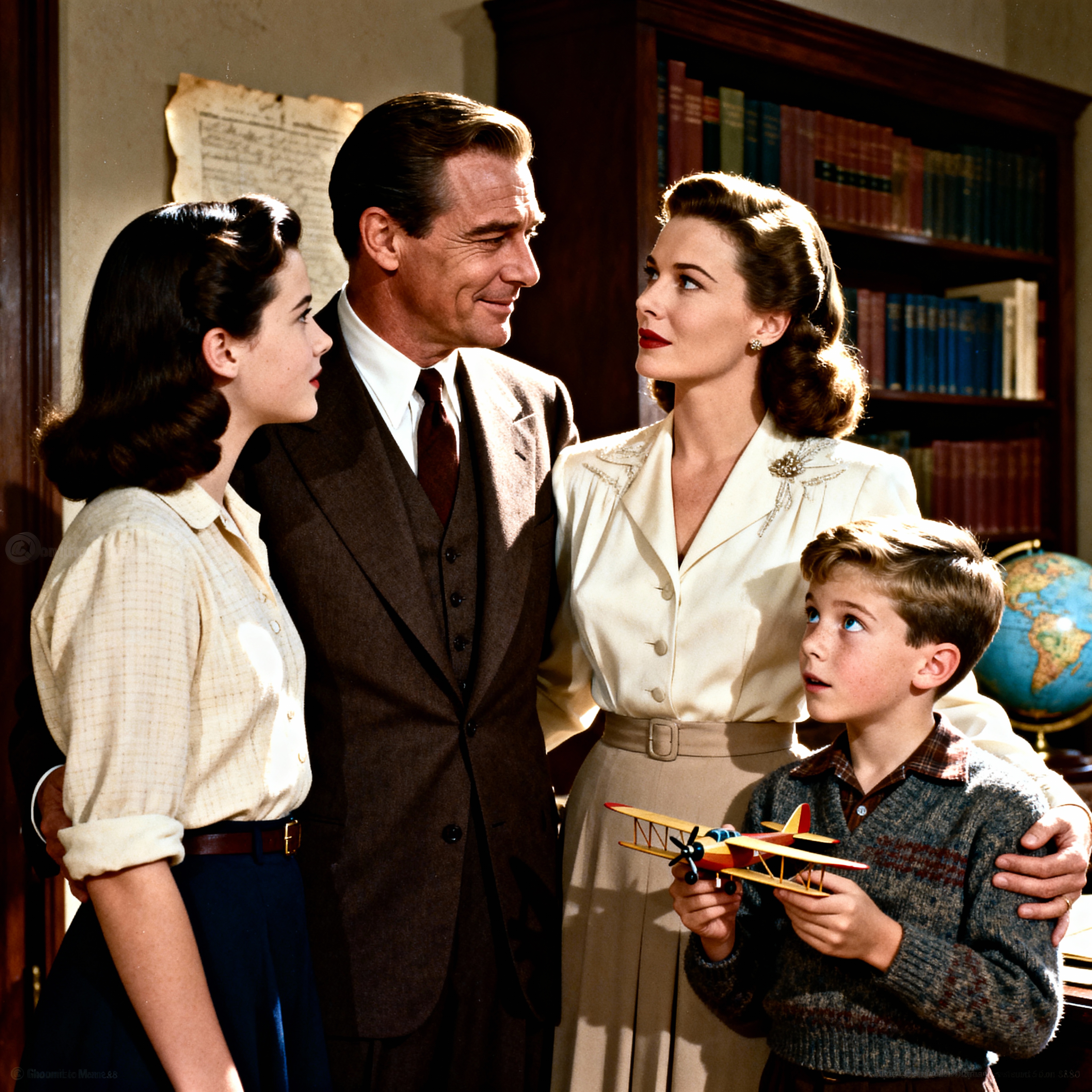 Rick and Ilsa with their two kids, according to AI. | Source: Grok