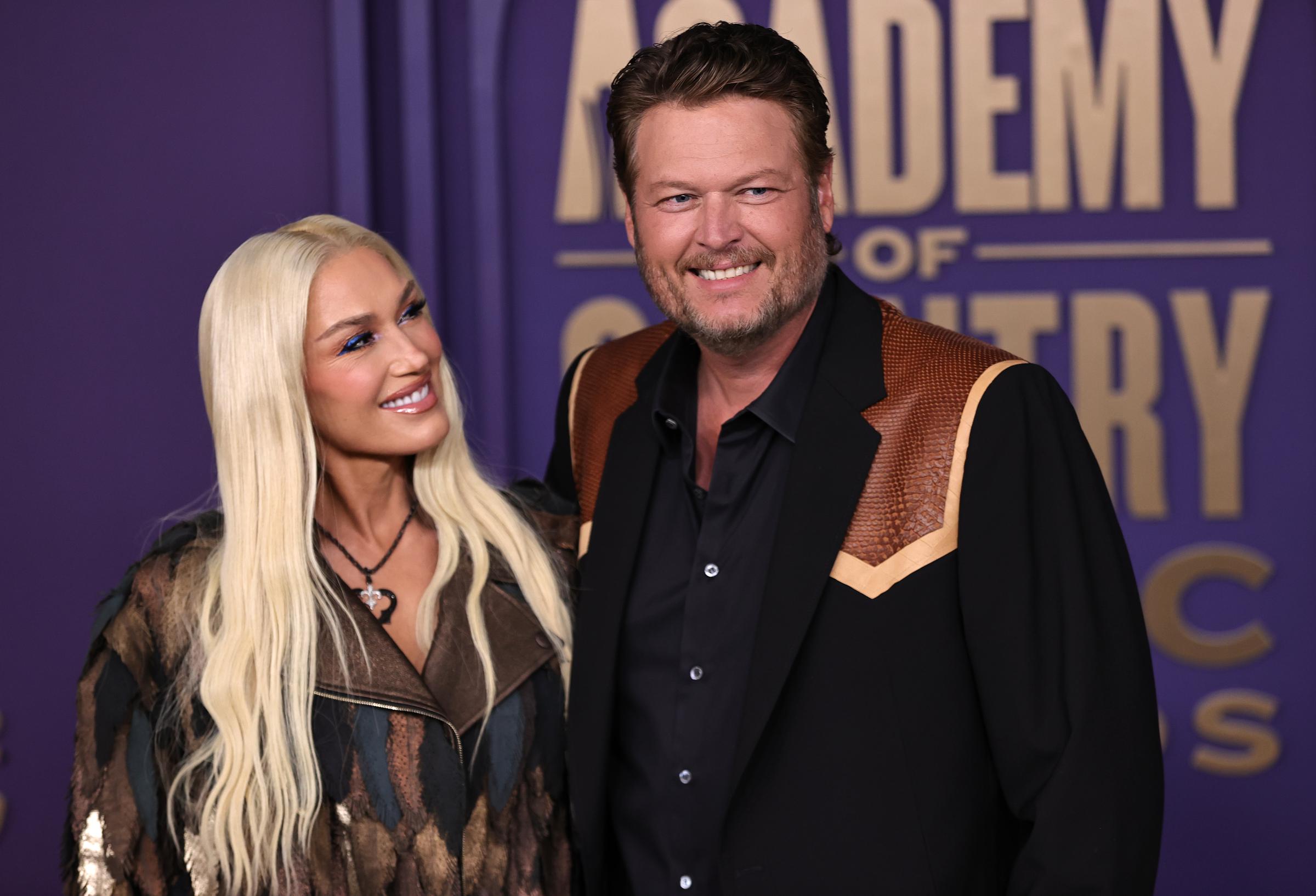 The couple announced their engagement in October 2020 before tying the knot at Shelton's Oklahoma ranch the following summer. Stefani has since said that life with Shelton introduced her to a place she never expected to feel so deeply at home. | Source: Getty Images