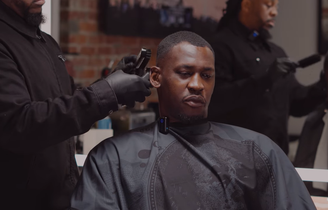 While sitting in the barber's chair, Aldon Smith dropped several hints that he was carrying a heavy burden, posted on June 8, 2026 | Source: YouTube/Tee Maultsby