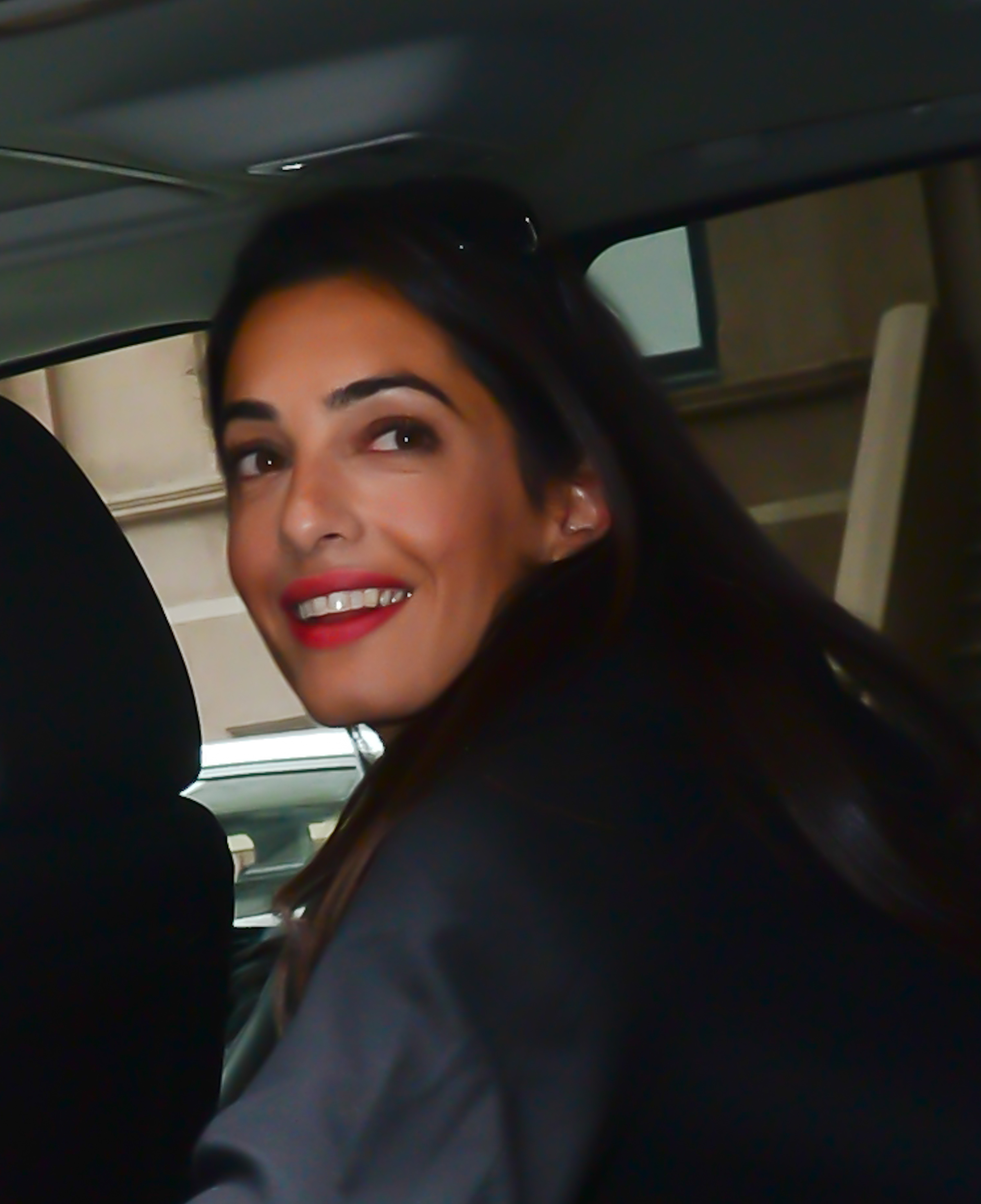 Amal Alamuddin is seen outside her hotel in New York City on March 19, 2014. The accomplished barrister was gaining international attention not only for her legal work but also for her growing presence on the world stage.