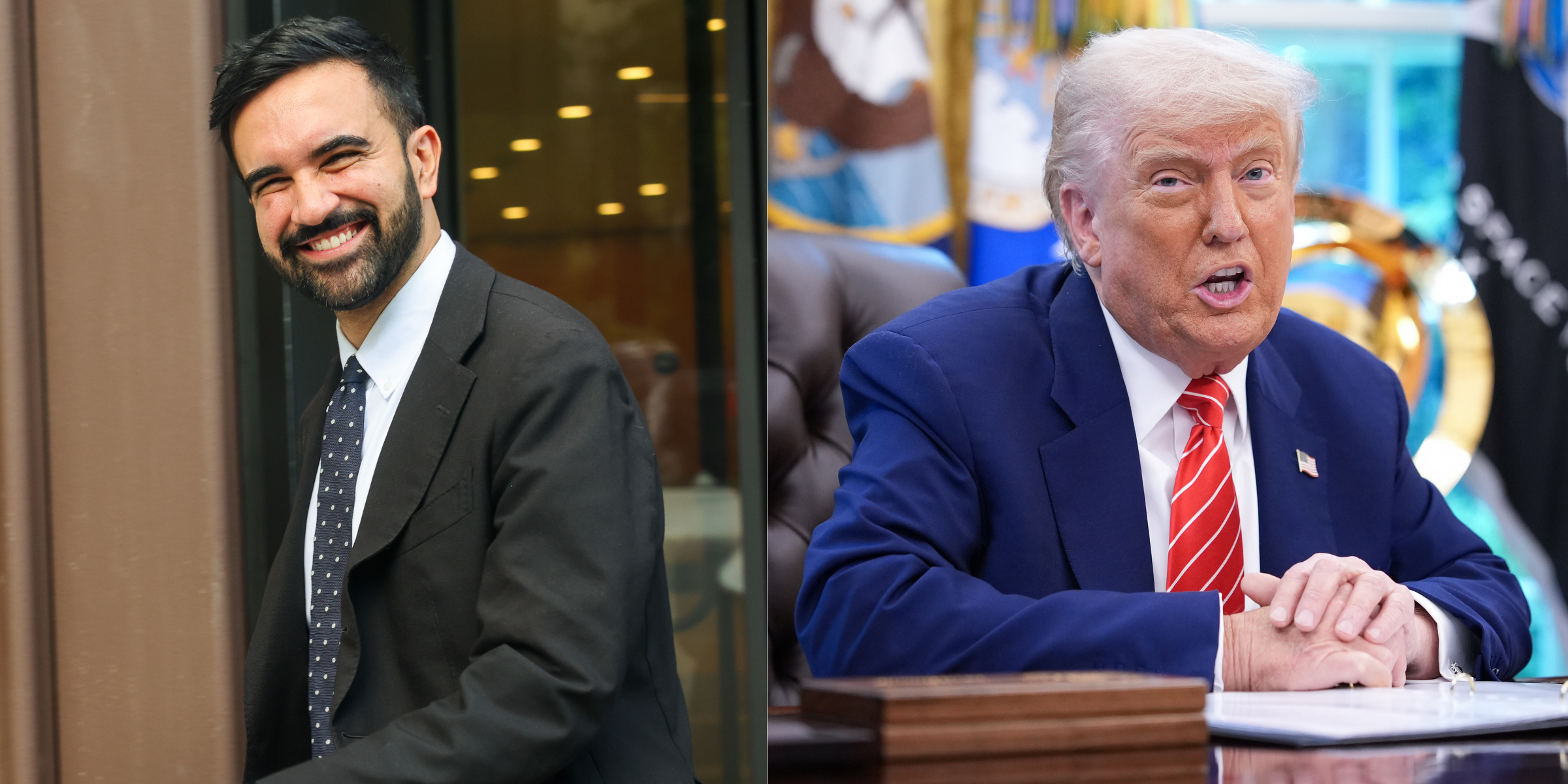 Zohran Mamdani | President Donald Trump | Source: Getty Images