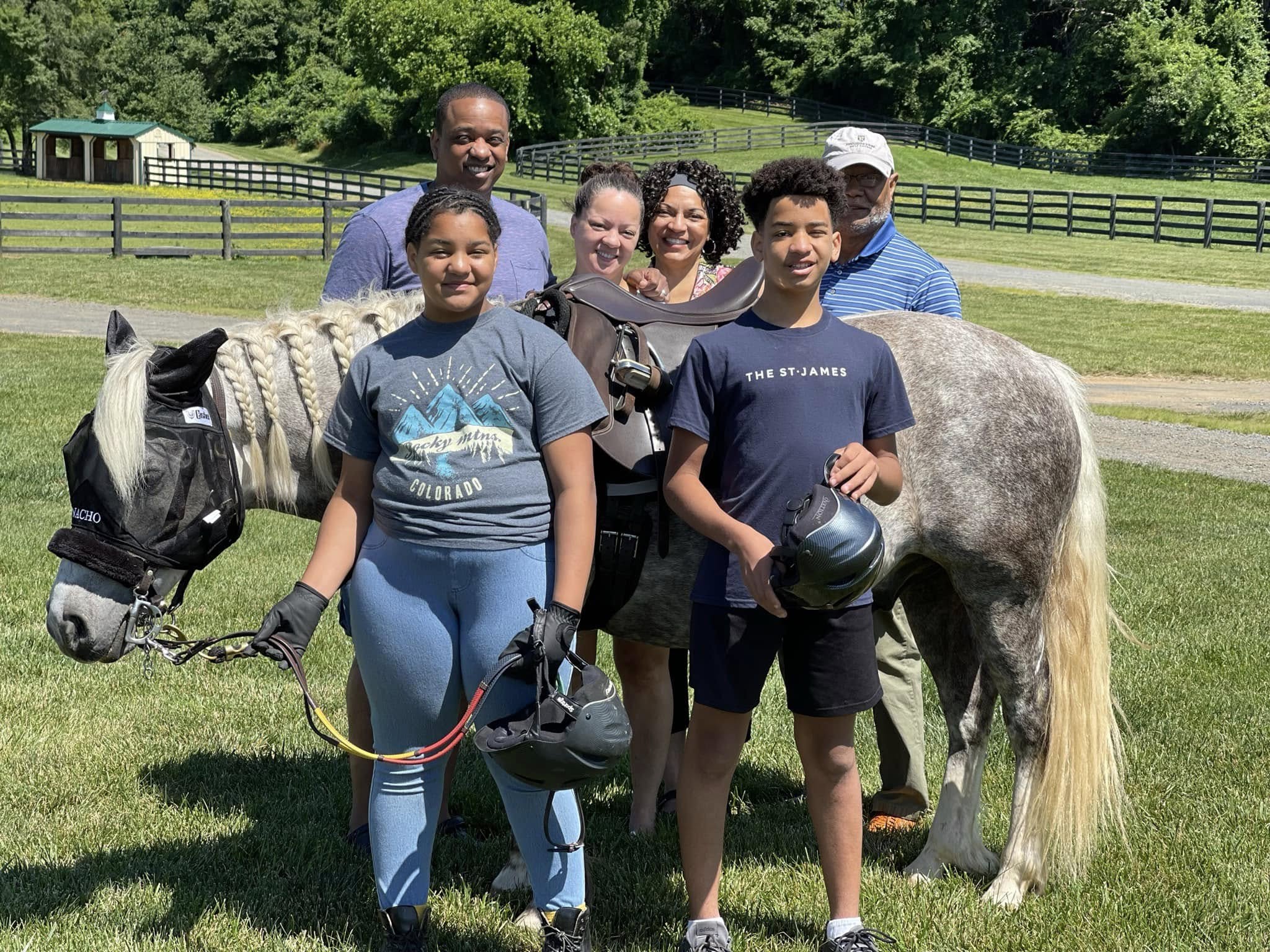Justin and Cerina Fairfax with their kids and other loved ones, posted on June 18, 2023. | Source: Facebook/Justin Fairfax