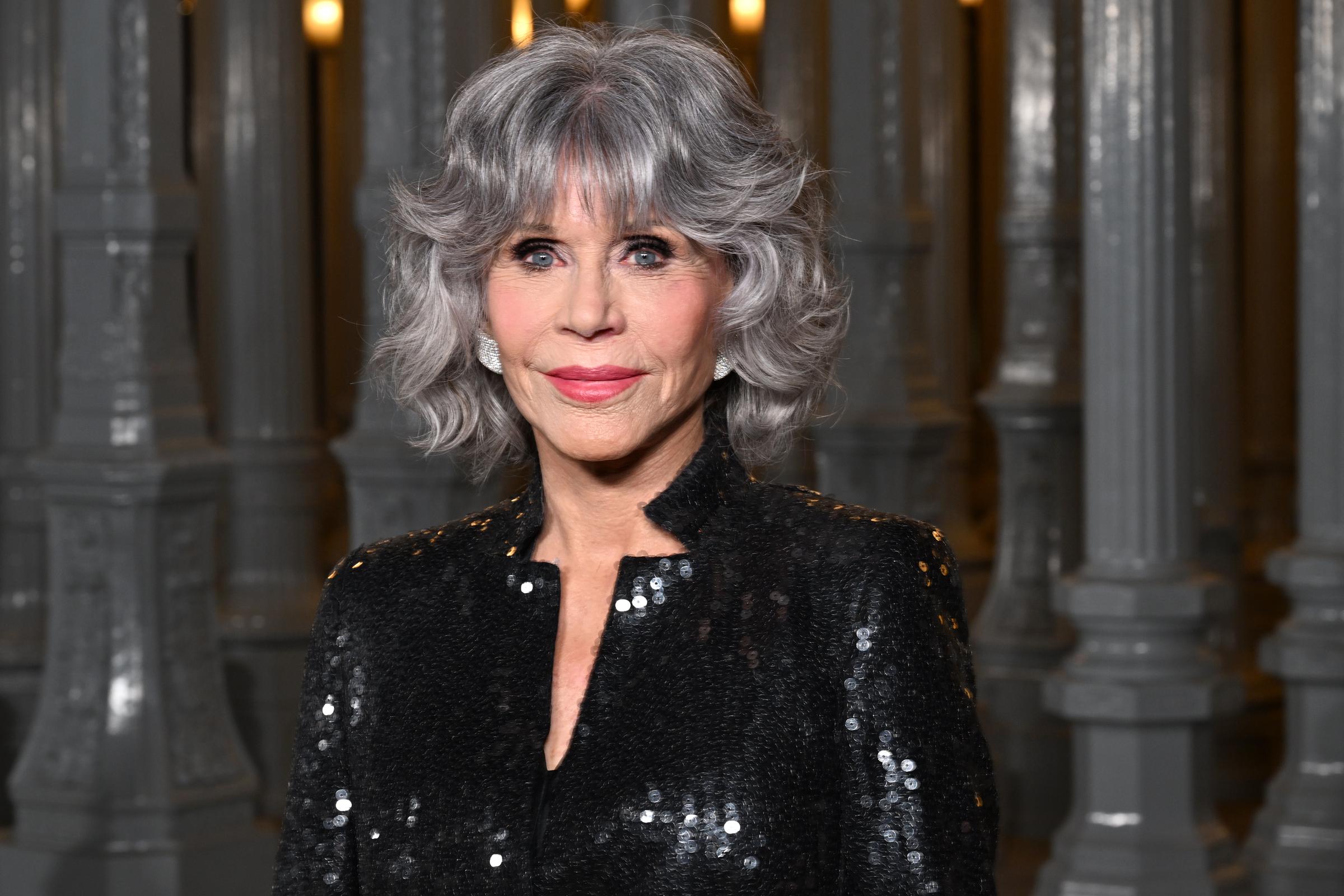 Jane Fonda poses for a portrait at a public event in 2023. | Source: Getty Images