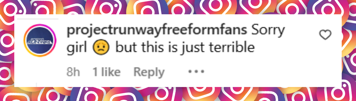 A netizen's comment on Allison Janney's outfit for the 2025 Culturistas Culture Awards red carpet, dated July 17, 2025 | Source: Instagram/bravotv