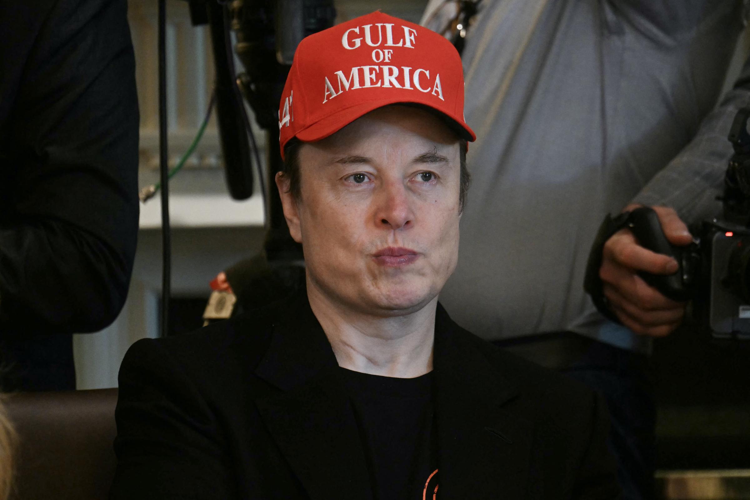 Elon Musk at a cabinet meeting in the White House in Washington, D.C. on April 30, 2025 | Source: Getty Images