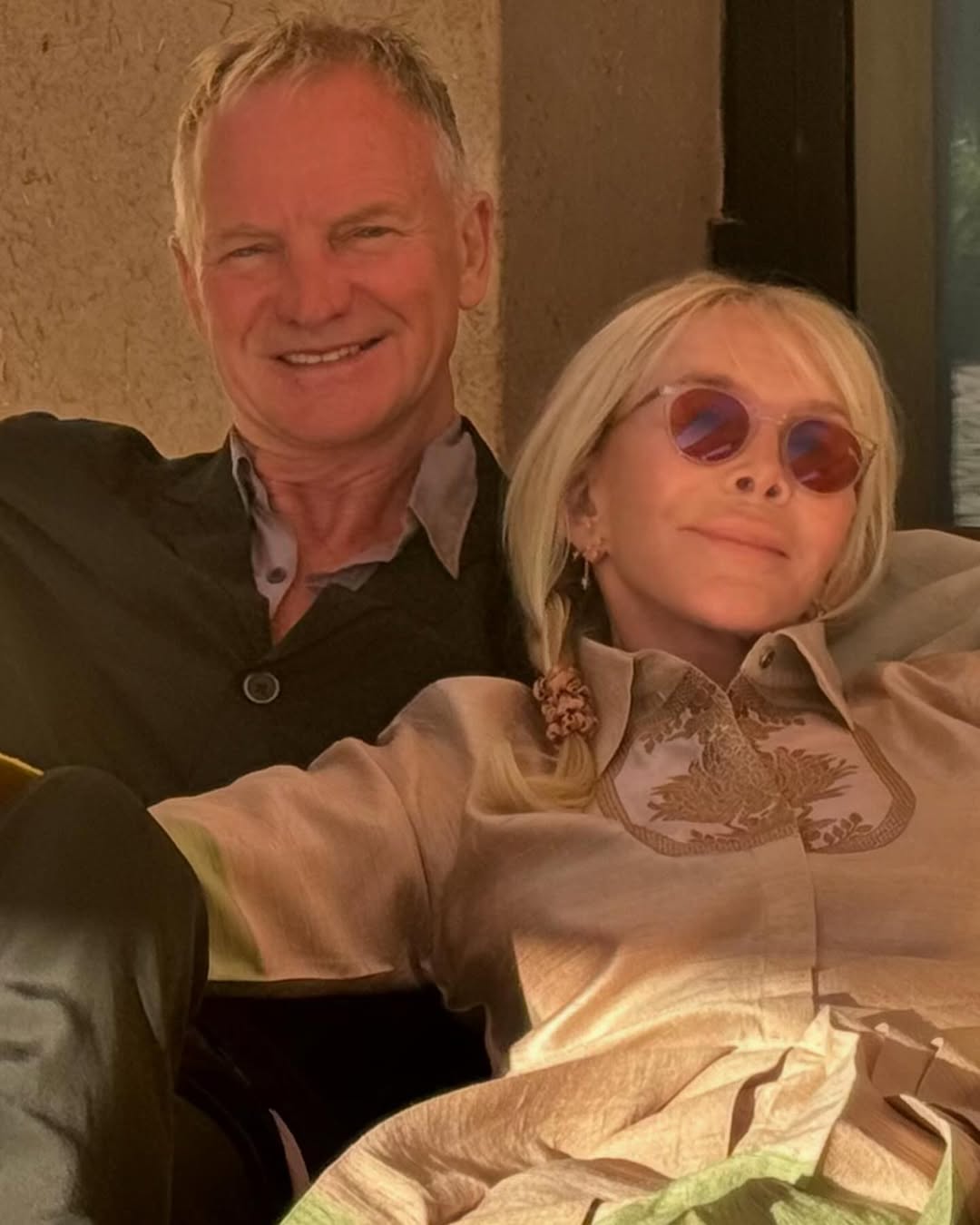 Sting and Trudie Styler from a post dated May 21, 2024. | Source: Instagram/trudiestyler