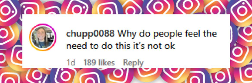 A fan's reaction to a man jumping on stage during Katy Perry's concert, from a post dated June 10, 2025 | Source: Instagram/muchofficial