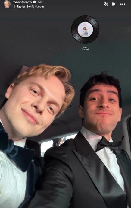 Celebrated journalist Ronan Farrow was also present at the wedding, which shows just how varied the event became for all kinds of industries. | Source: Instagram/ronanfarrow