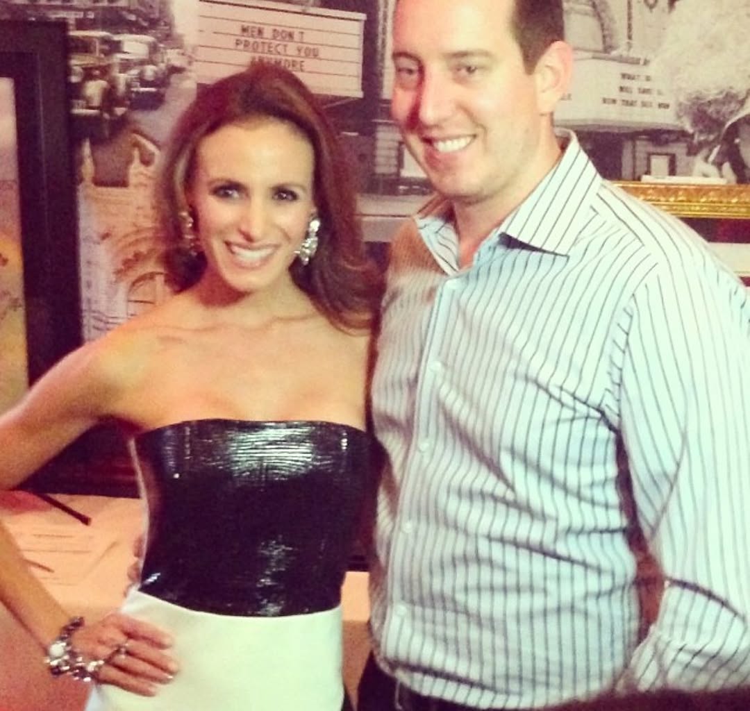 Samantha and Kyle Busch posing for a photo. | Source: Instagram/rowdybusch