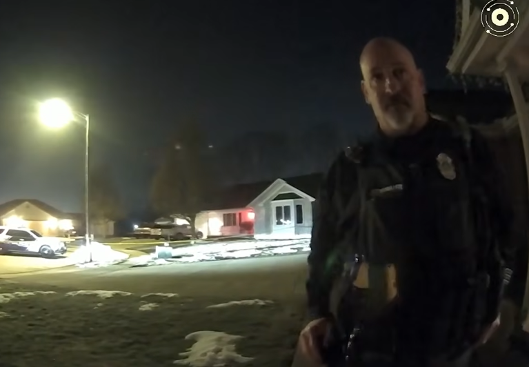 Bodycam footage showing officers talking about the scene, dated March 2, 2026 | Source: YouTube/Law&Crime Network